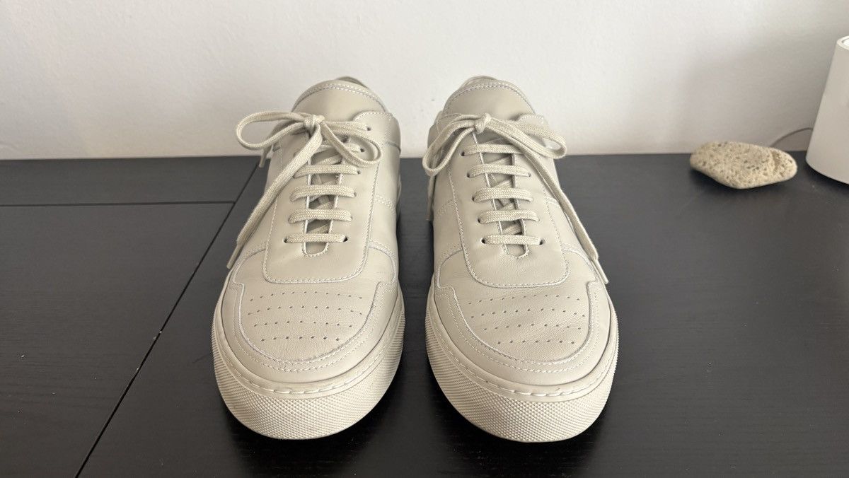 Common Projects Common Projects BBall Low Bone — Size 45 — Worn Once Size US 12 / EU 45 - 6 Thumbnail