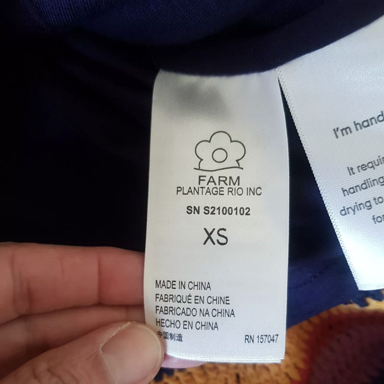 Farm Rio Anthropologie Farm Rio Renata Sweater Dress Knit Crochet Size XS / US 0-2 / IT 36-38 - 10 Thumbnail