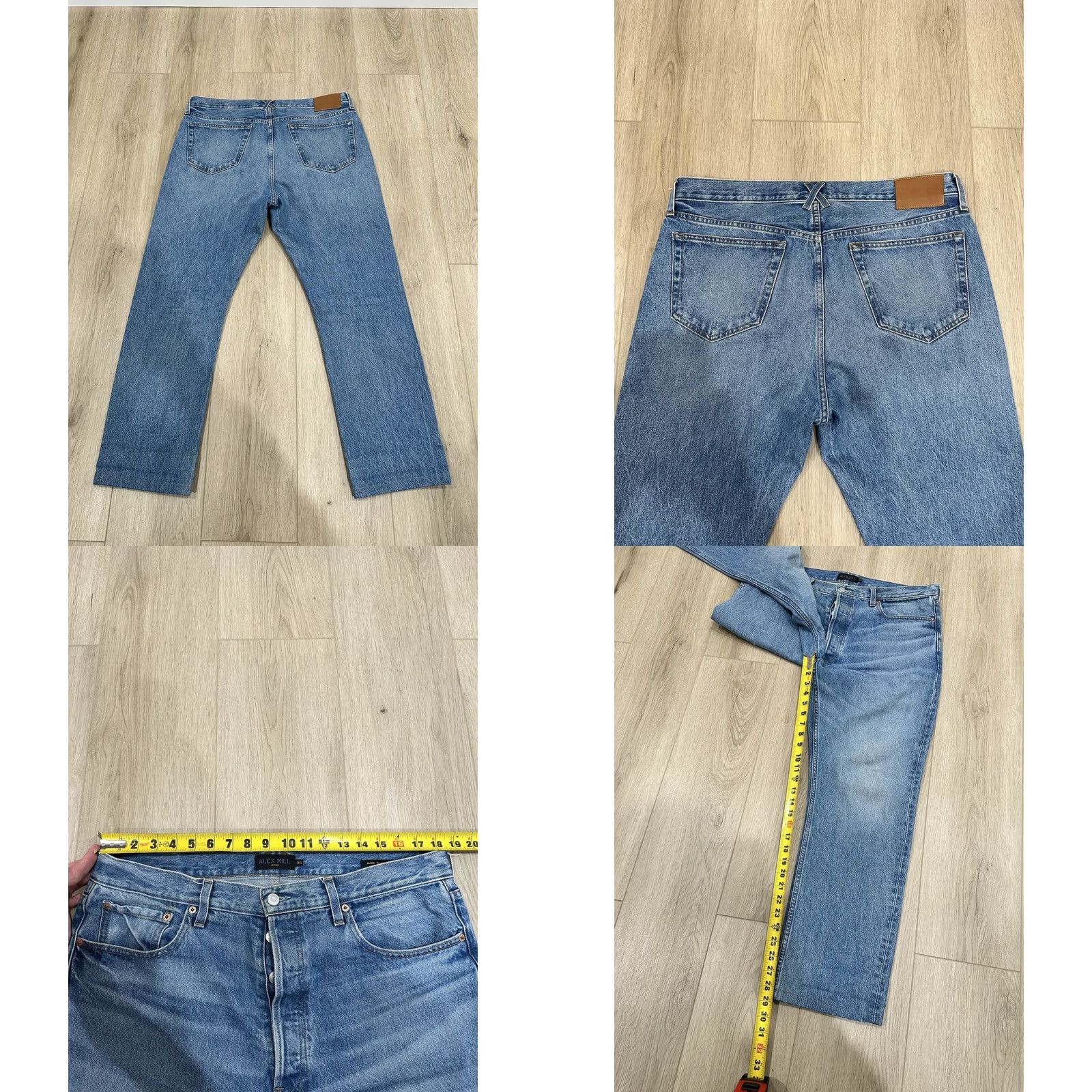Alex Mill Alex Mill AM Original Denim Jeans 5 Pocket Size 36x29 Men Blue Regular Straight 29 Inseam Size US 36 / EU 52 - 9 Thumbnail