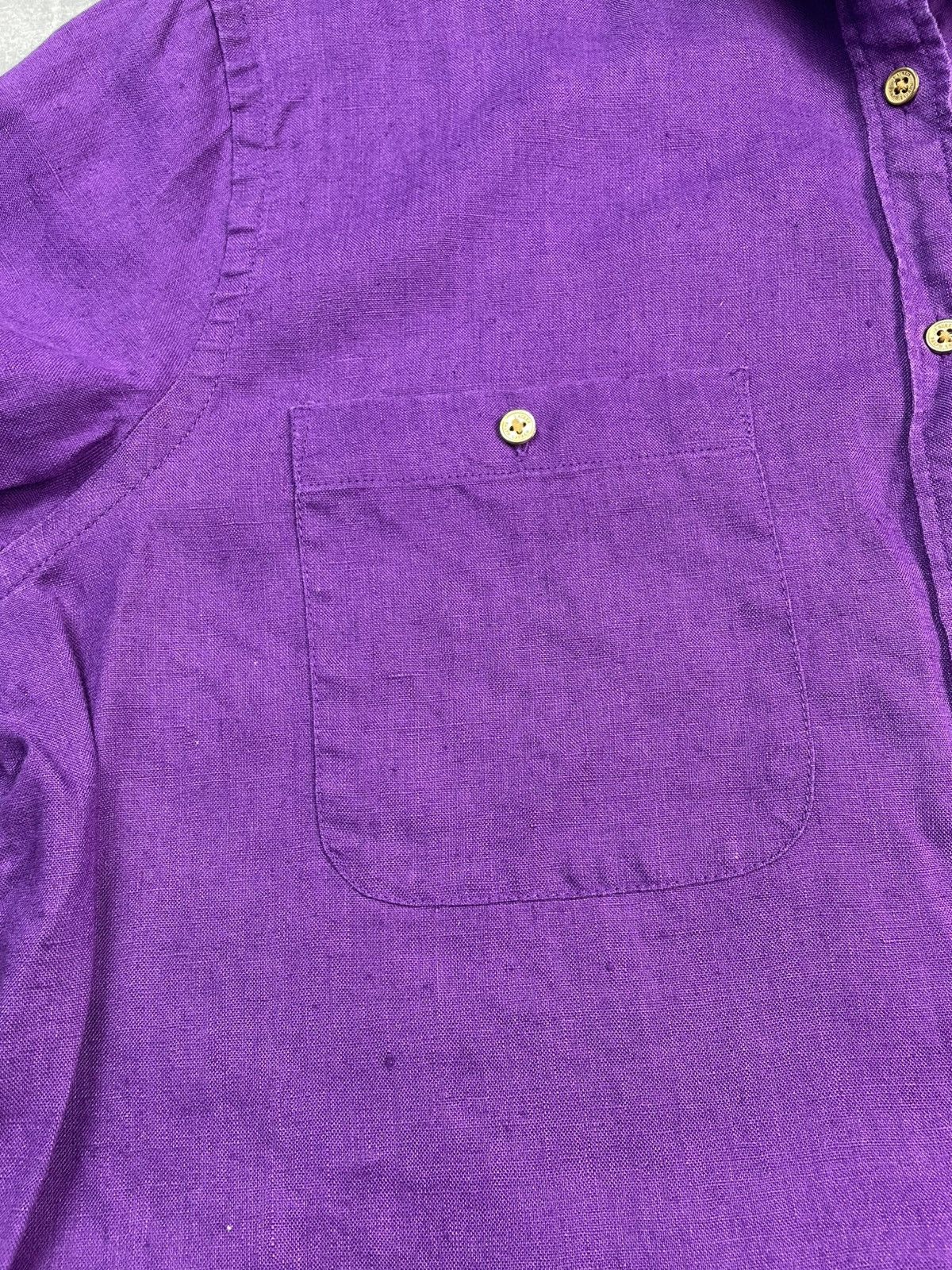 Polo Ralph Lauren × Ralph Lauren × Vintage Polo Ralph Lauren Purple Shirt Vintage Size XL / US 12-14 / IT 48-50 - 6 Thumbnail