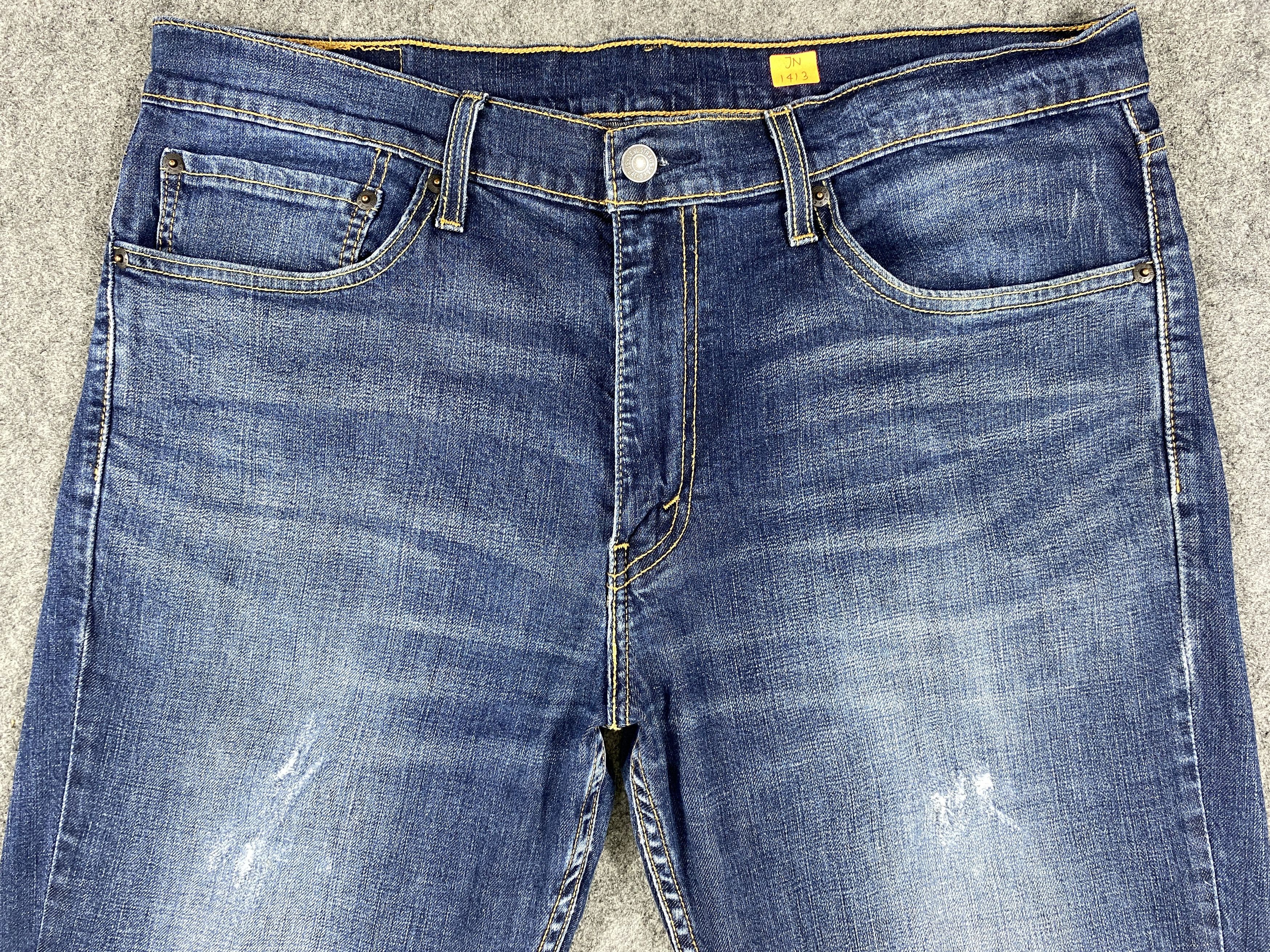 Levi's Distressed Blue Levi's 511 Jeans 36x32.5 Denim -JN1413 Size US 36 / EU 52 - 3 Thumbnail
