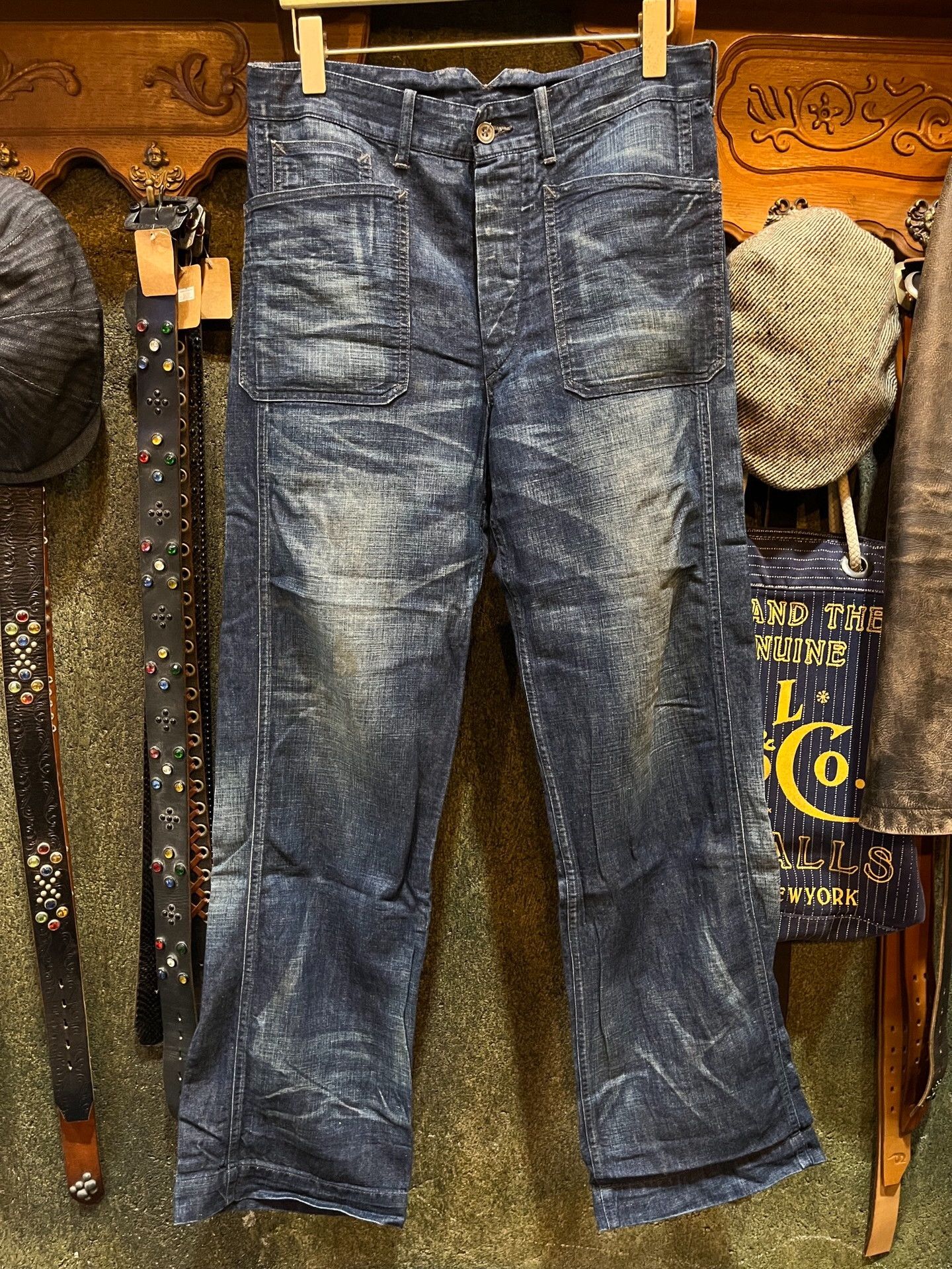 RRL Ralph Lauren RRL Distressed Workwear Pants Size US 29 - 1 Thumbnail