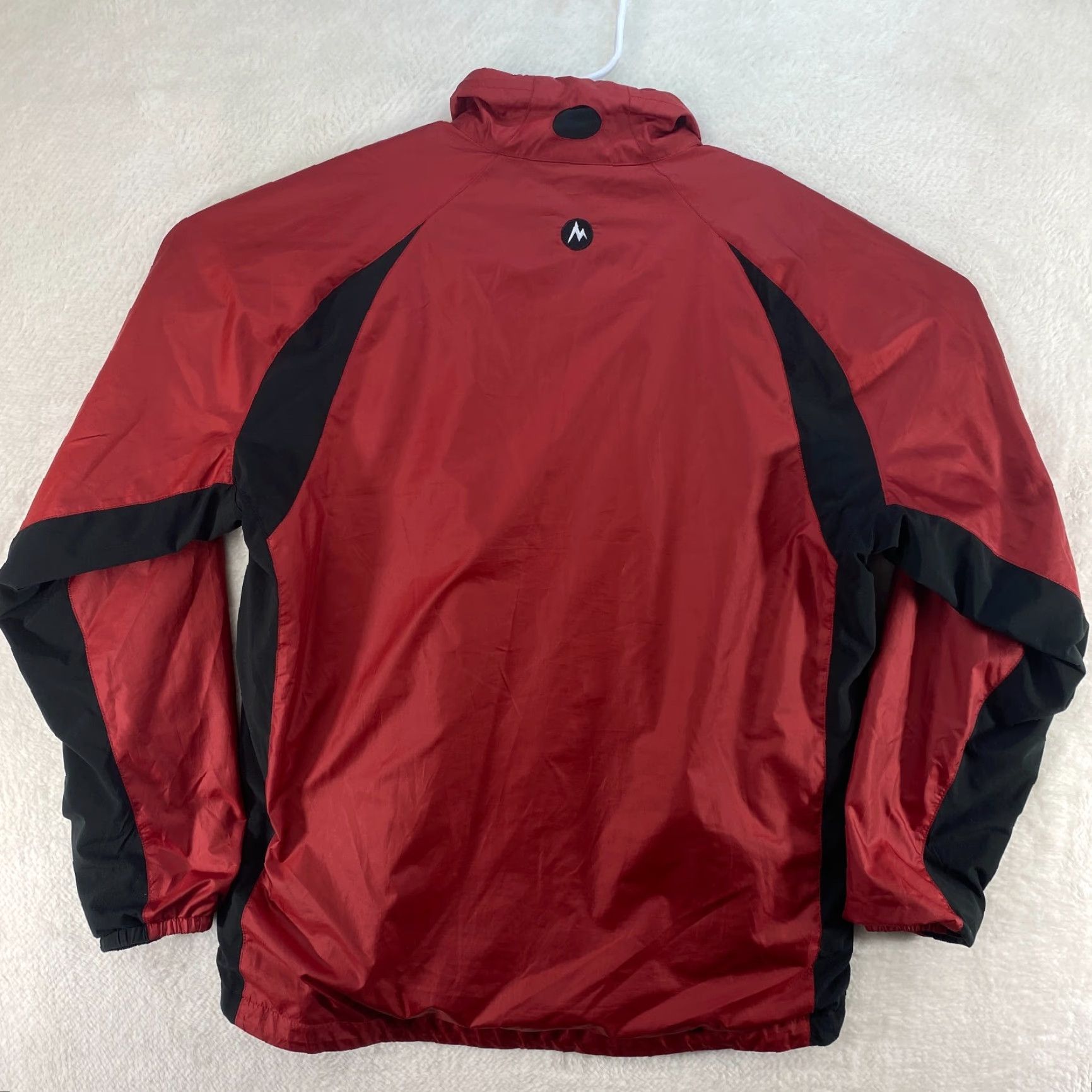 Marmot Marmot Jacket Windbreaker Mens Large Red/Black Fleece Lined Full Zip Lightweight Size US L / EU 52-54 / 3 - 2 Thumbnail
