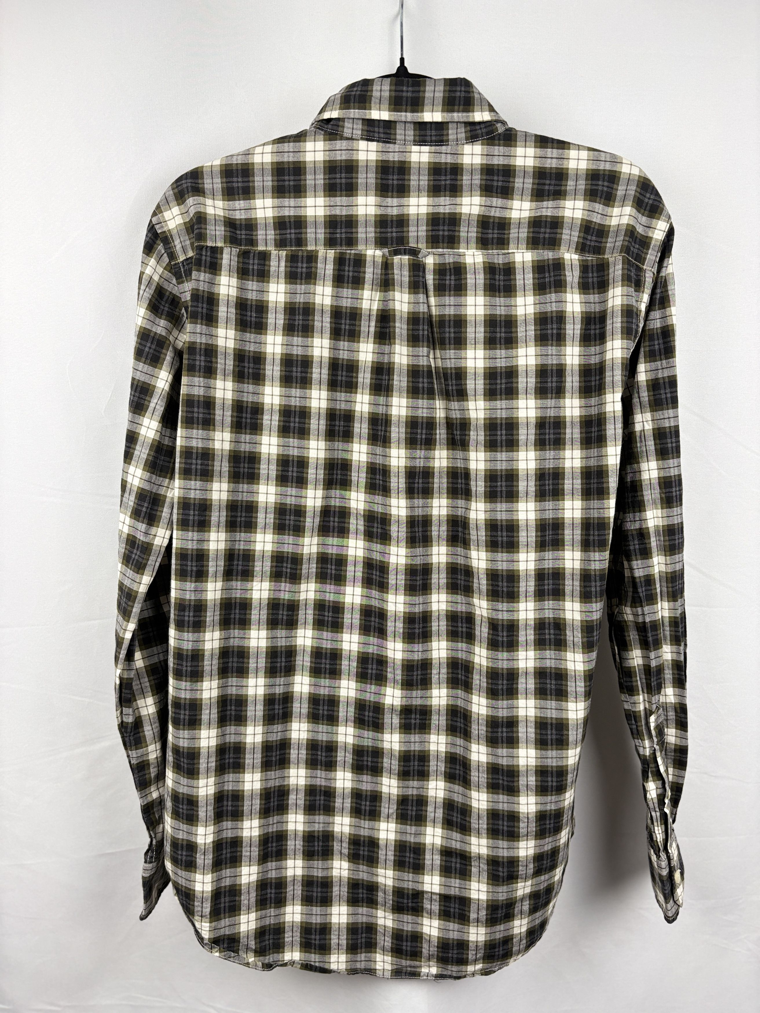 American Eagle Outfitters American Eagle Plaid Shirt Medium Brown Green Button Up Size US M / EU 48-50 / 2 - 2 Thumbnail