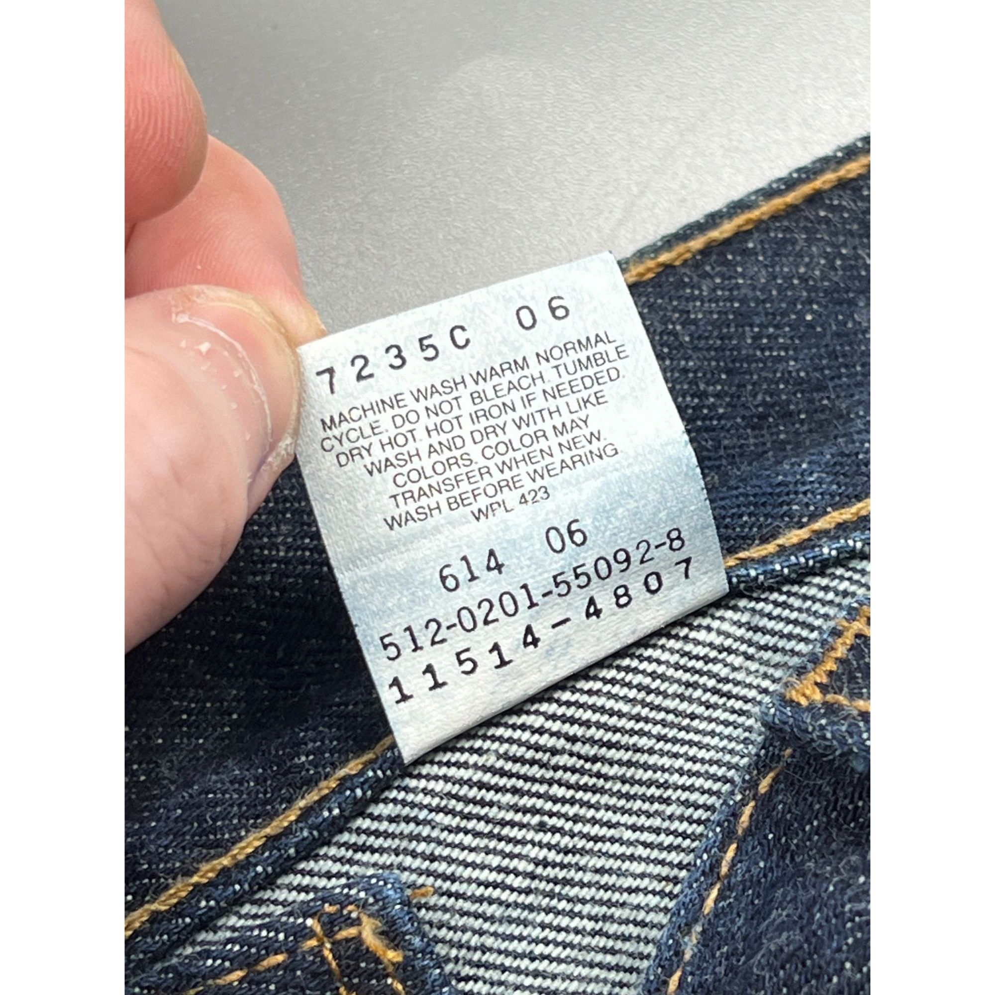 Levi's Levi’s 514 Made in USA Flared Denim Jeans Pants (Y0839) Size 33" - 8 Thumbnail
