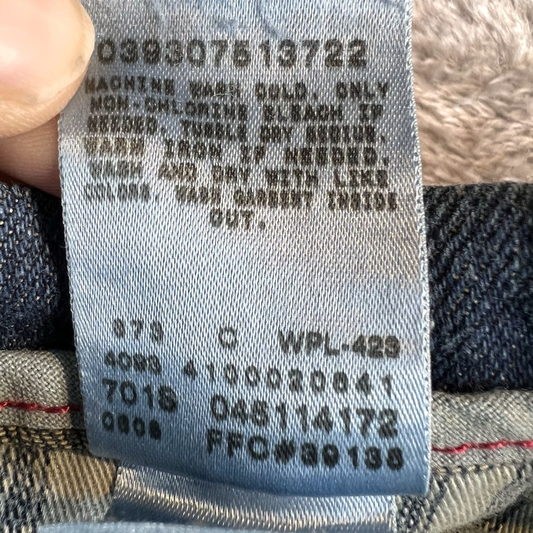 Levi's Levi's 511 Jeans Slim Skinny Fit Denim Blue 36x32 Regular Men Size US 36 / EU 52 - 5 Thumbnail