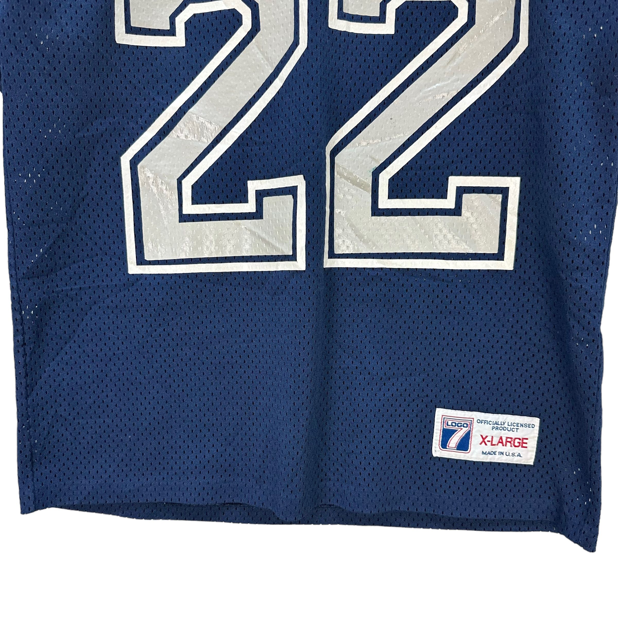 Logo 7 90s Emmitt Smith #22 Dallas Cowboys Football Jersey #9153-63 Size XL / US 12-14 / IT 48-50 - 4 Thumbnail