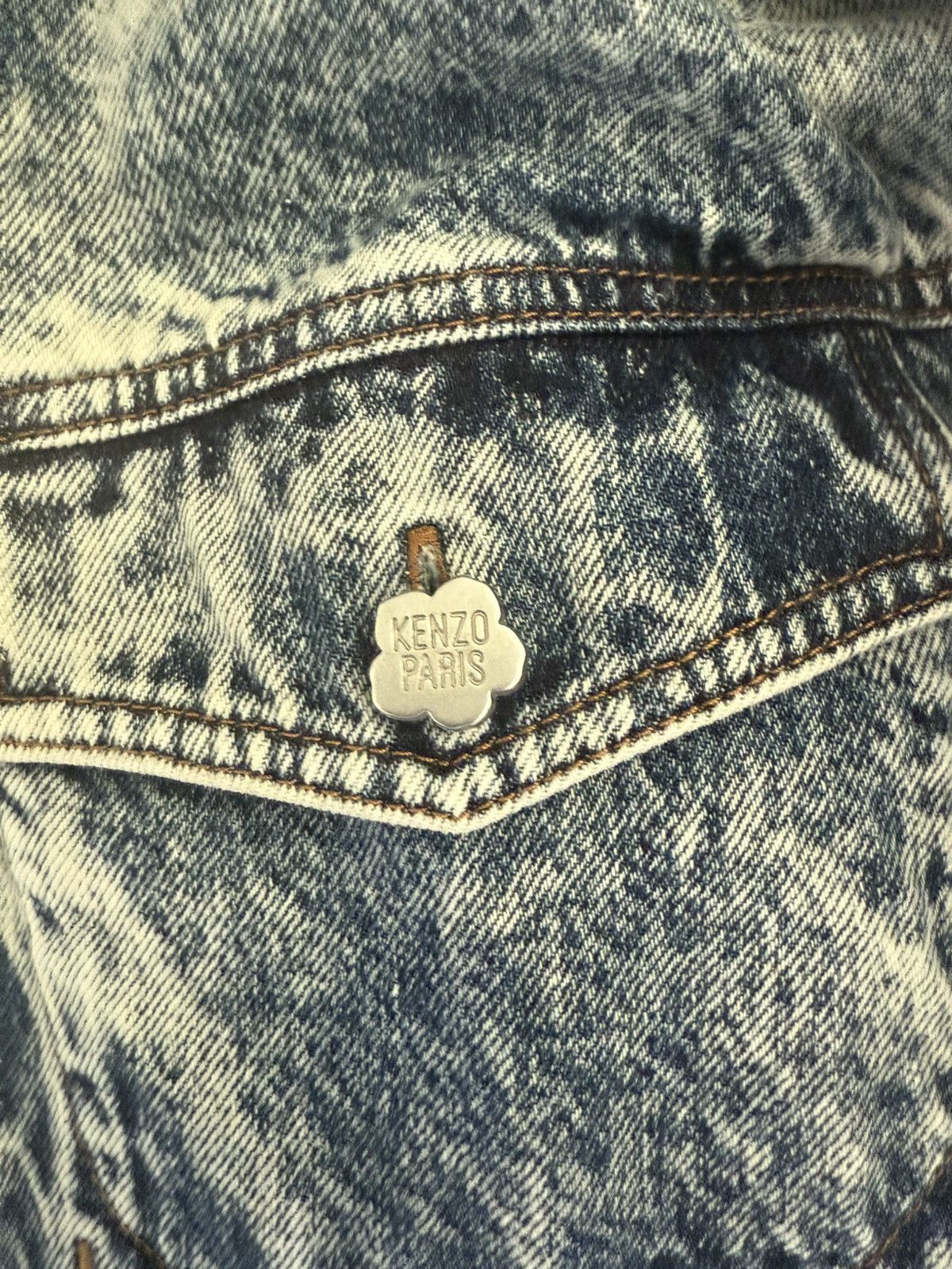 Kenzo Kenzo Denim Jacket Size US L / EU 52-54 / 3 - 3 Thumbnail