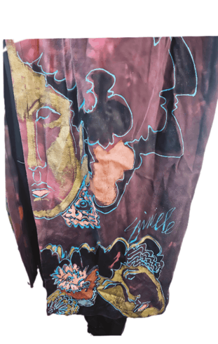 Other 1980s Hand-Painted Signed Wearable Art 4ft Vest Women’s New Size ONE SIZE - 7 Thumbnail