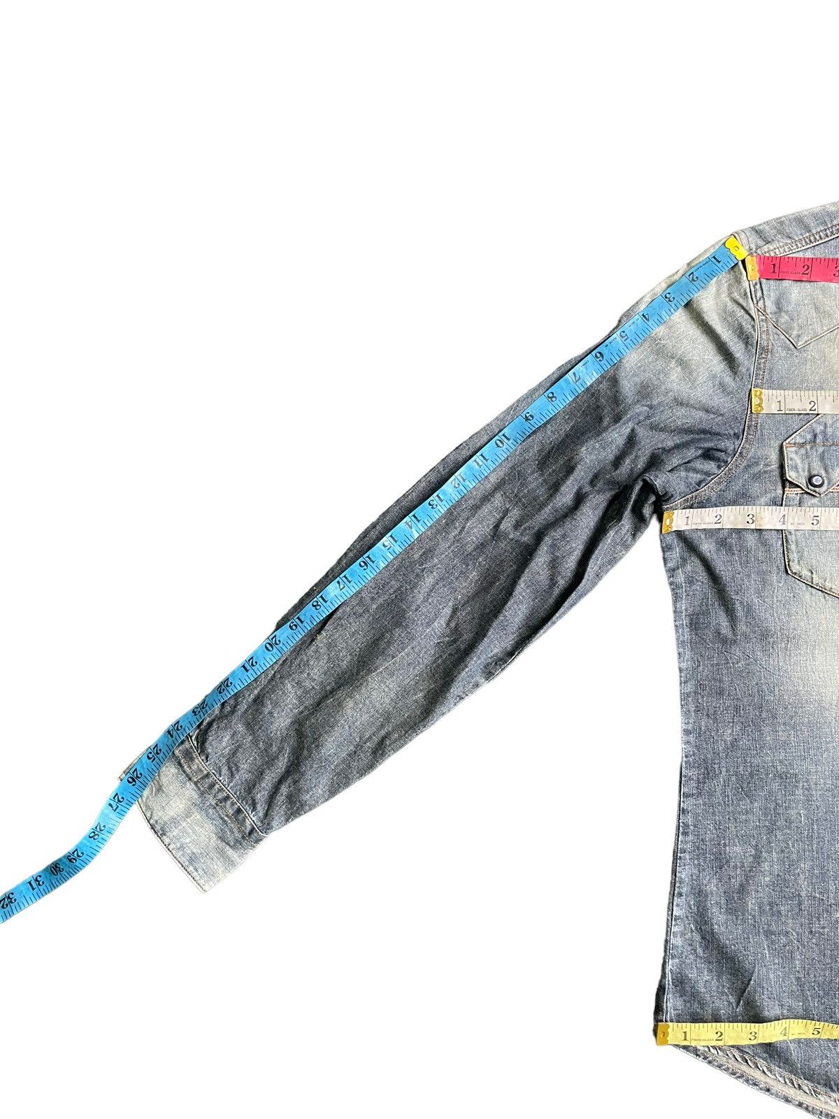 Japanese Brand Reign Italia Selvedge Western Shirt Size US L / EU 52-54 / 3 - 22 Thumbnail