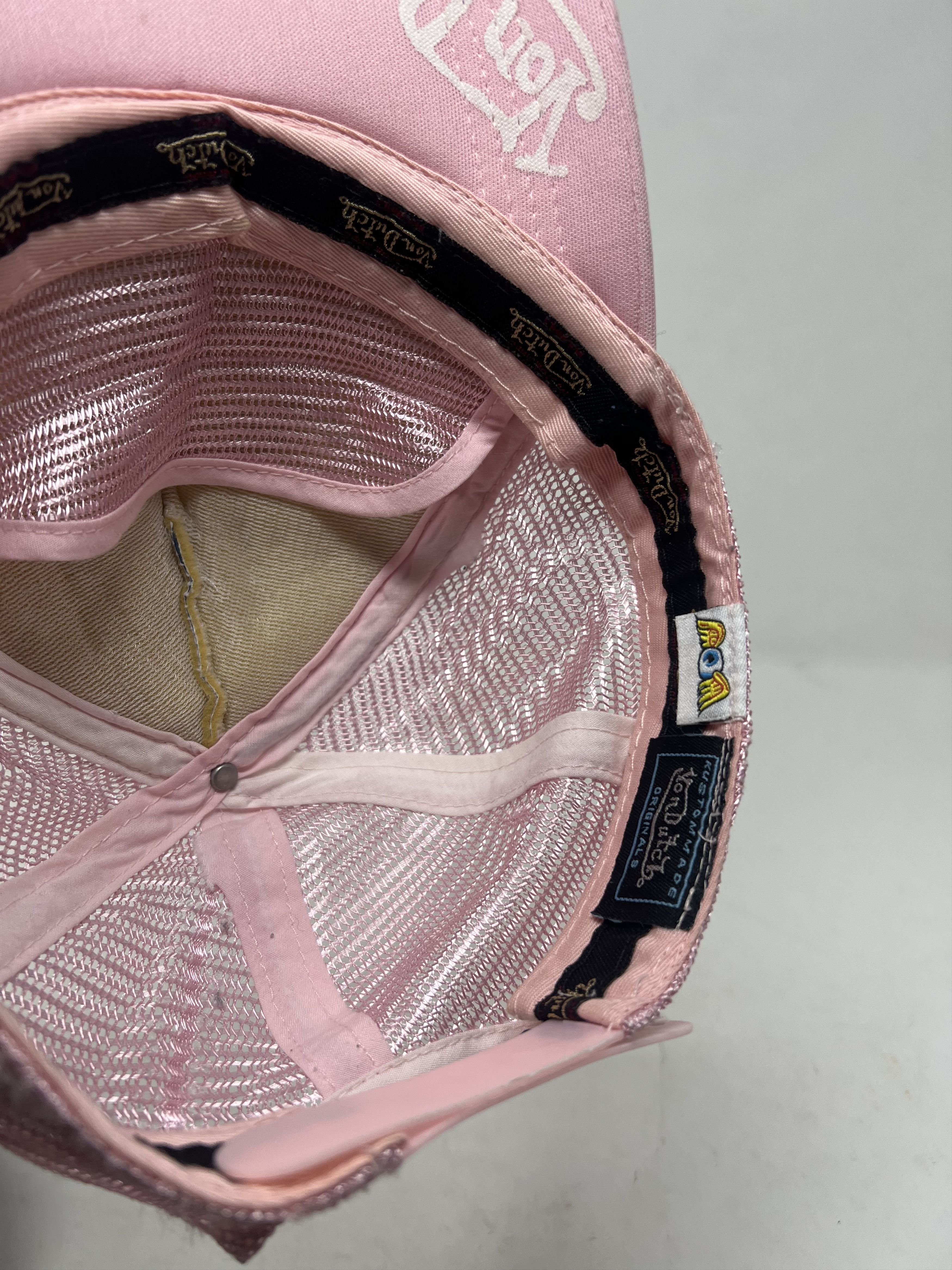 Von Dutch Von Dutch Pink Trucker Hat Size ONE SIZE - 13 Thumbnail