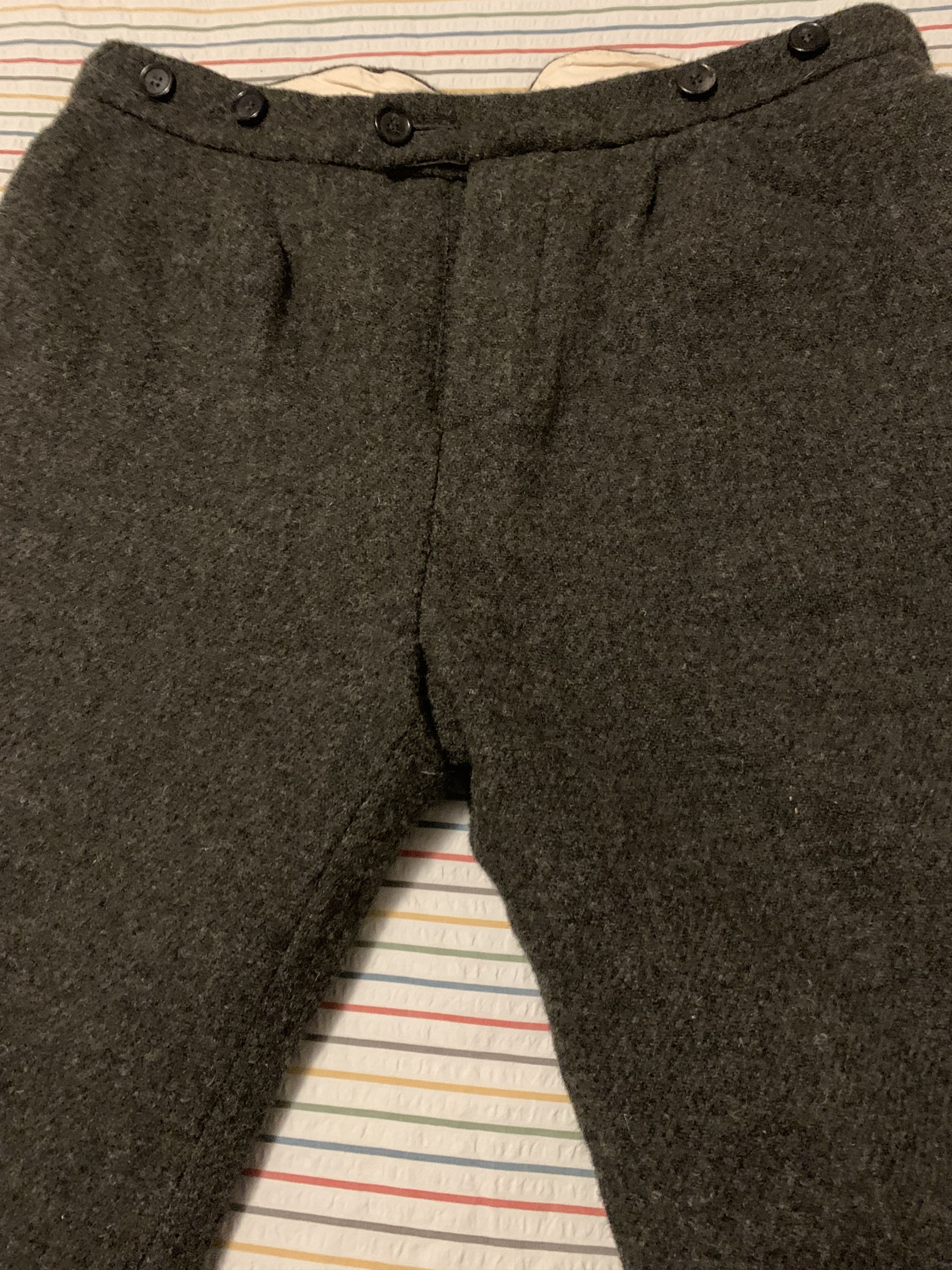 Elena Dawson Thick wool pants Size US 34 / EU 50 - 1 Thumbnail