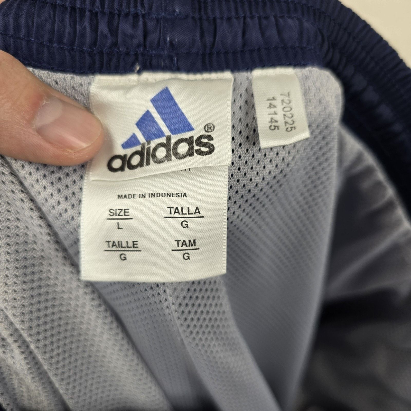 Adidas Vintage Y2K Adidas Track Pants Mens Large Blue Windbreaker Size US 36 / EU 52 - 5 Thumbnail