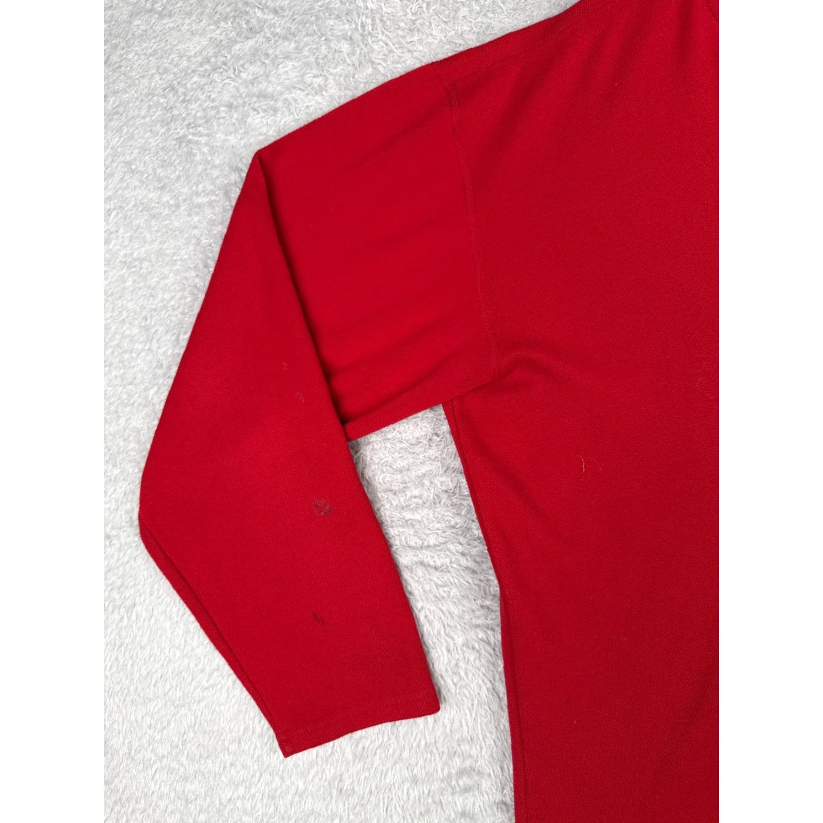 The North Face The North Face Sweater Men L Red 1/4 Zip Mock Neck Polyester Long Sleeve Regular Size US L / EU 52-54 / 3 - 3 Thumbnail