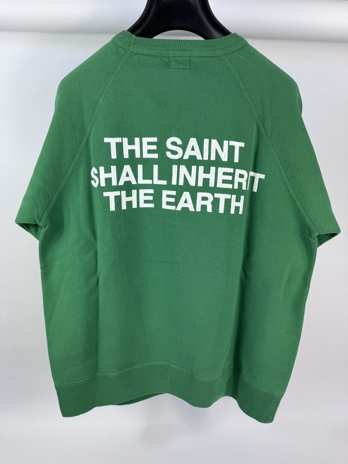 Saint Michael SAINT MICHAEL x DENIM TEARS MILK CARTON GREEN SWEATSHIRT Size US M / EU 48-50 / 2 - 2 Thumbnail
