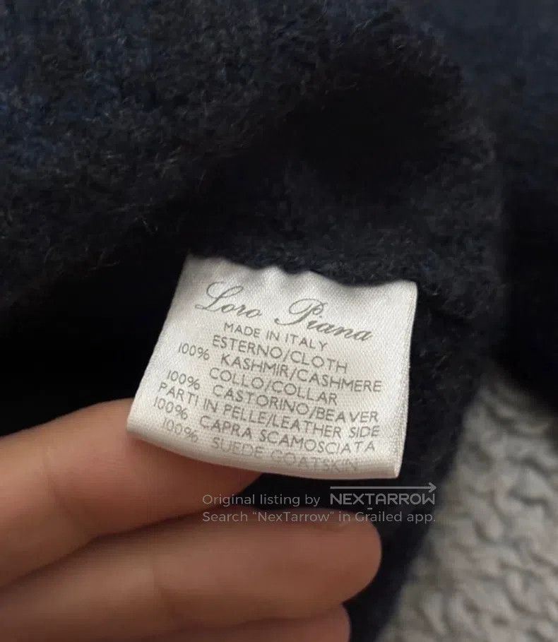 Loro Piana Loro Piana Pure Cashmere Sweater with Leather Accents Size US S / EU 44-46 / 1 - 8 Thumbnail