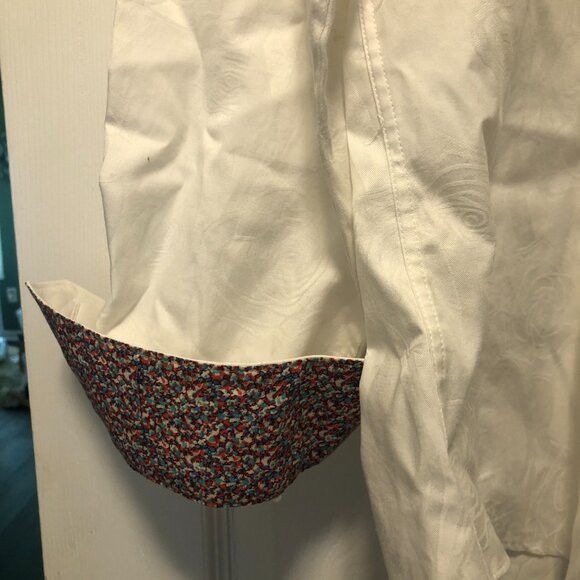 BUGATCHI bugatchi men's white cotton casual shirt size: M shaped fit Size US M / EU 48-50 / 2 - 2 Thumbnail