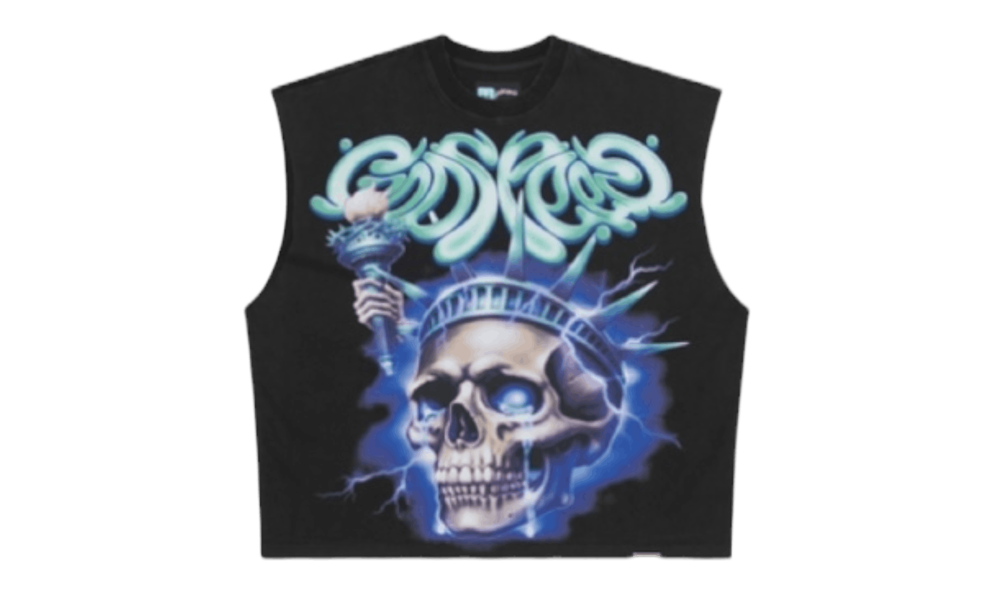 Godspeed Liberty Tears Sleeveless Black T-Shirt Size US L / EU 52-54 / 3 - 1 Preview