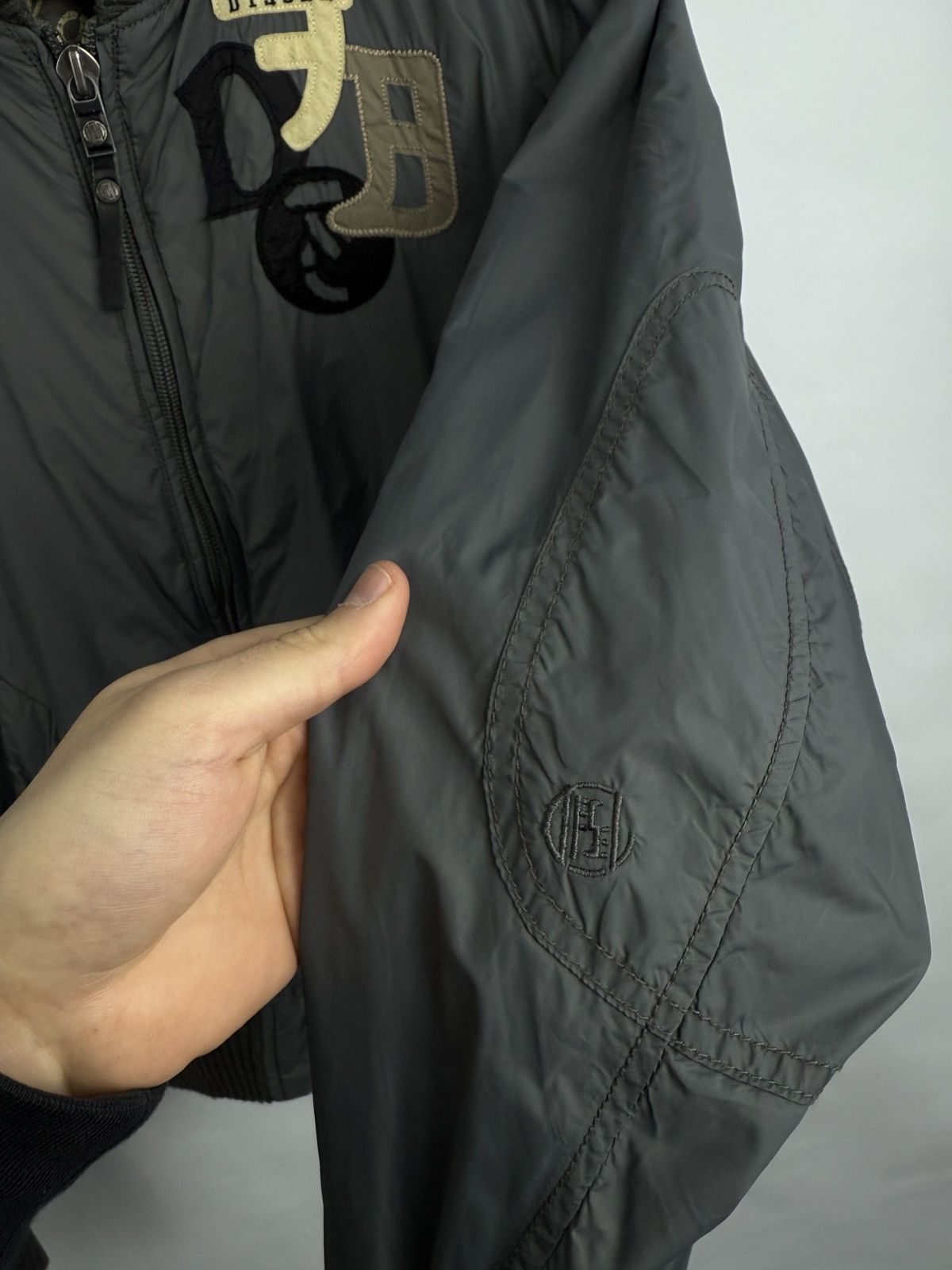 Diesel × Diesel Black Gold × Japanese Brand 🇯🇵 Diesel Japan Style Bomber Jacket Retro Kapital Style Rare Size US XL / EU 56 / 4 - 5 Thumbnail