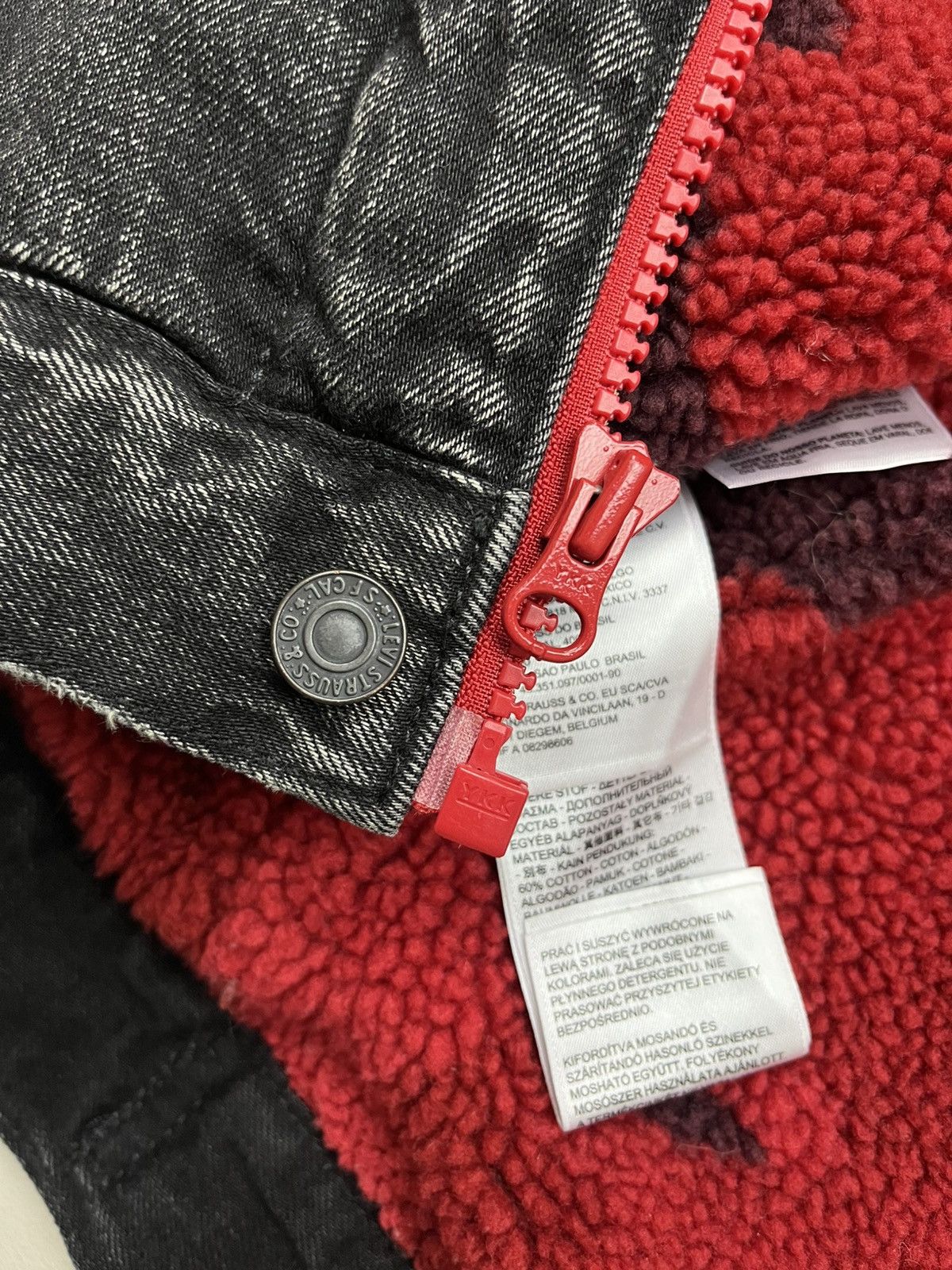 Levi's Levi’s Premium Hybrid Denim Trucker Jacket Size US L / EU 52-54 / 3 - 8 Thumbnail