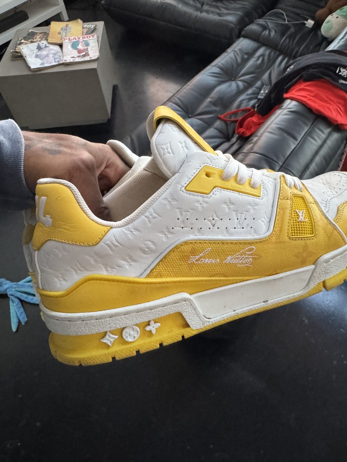 Louis Vuitton LV Trainer Size US 10 / EU 43 - 4 Thumbnail