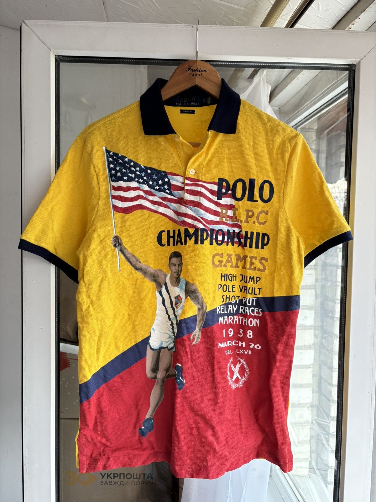 Polo Ralph Lauren Vintage Marathon Polo Ralph Lauren T-shirt Size US S / EU 44-46 / 1 - 1 Thumbnail
