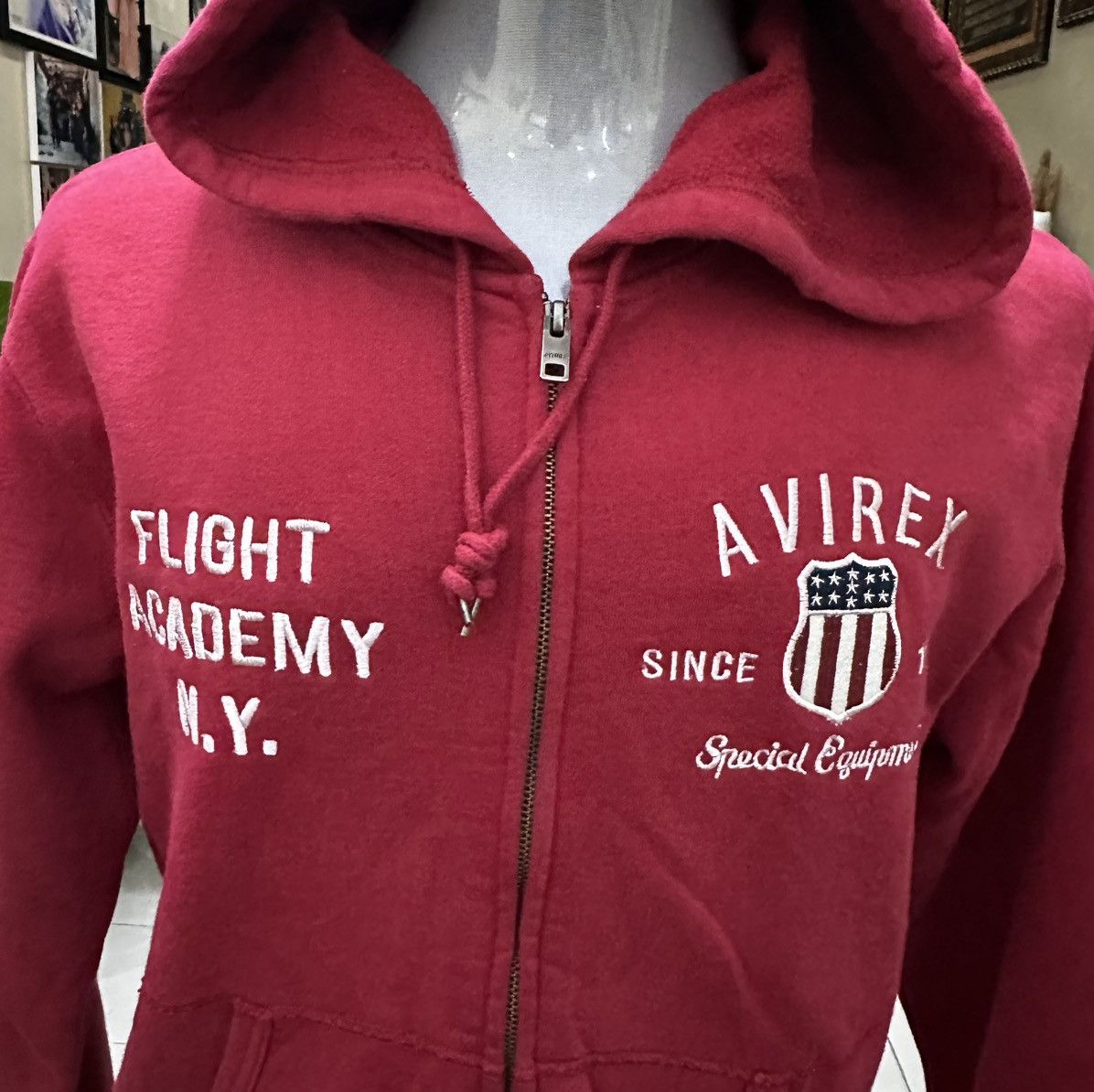 Avirex Vintage Avirex Big Logo Hoodie Size US XL / EU 56 / 4 - 6 Thumbnail