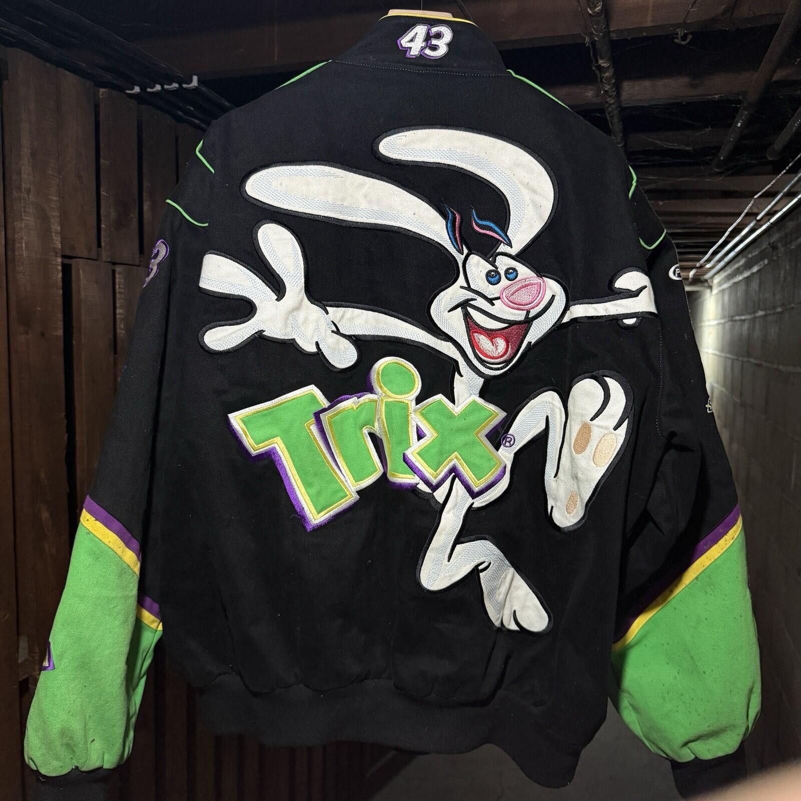 JH Design Vintage Trix NASCAR Jacket Mens XXL JH racing Bobby LaBonte Size ONE SIZE - 2 Thumbnail