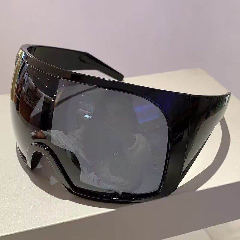 VIBE Hip-hop Street ins style custom avant-garde sunglasses Size ONE SIZE - 5 Thumbnail