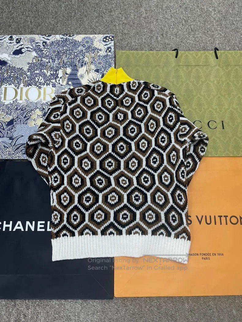 Prada Prada Turtleneck sweater with geometric pattern Size XS / US 0-2 / IT 36-38 - 3 Thumbnail