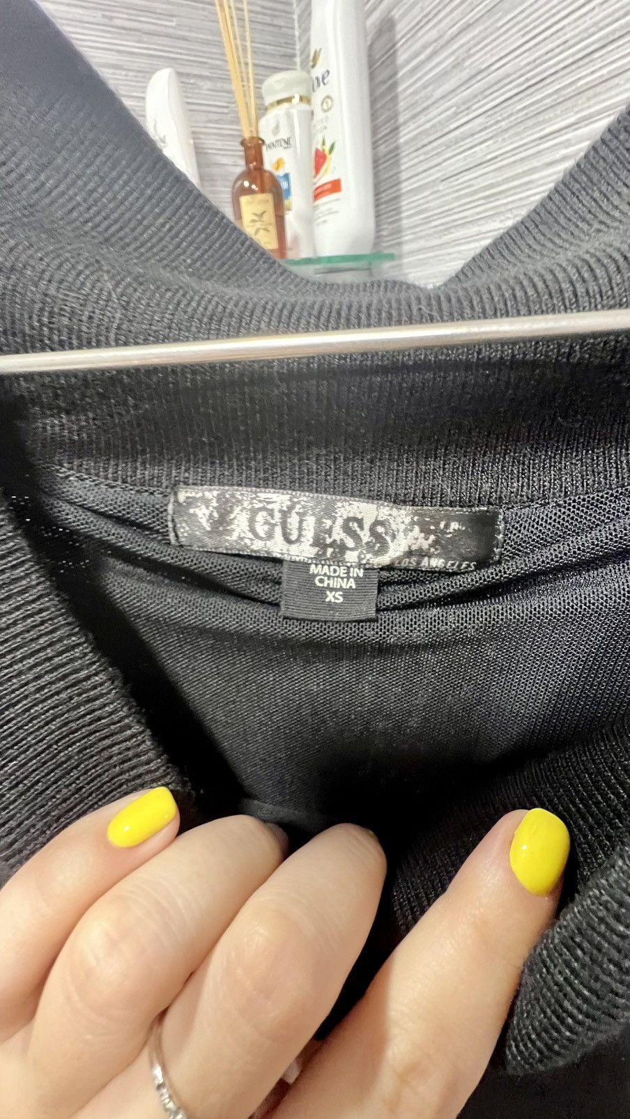 Guess GUESS Women Black Long Sleeve Off Shoulder Above The Knee Size XS / US 0-2 / IT 36-38 - 6 Thumbnail