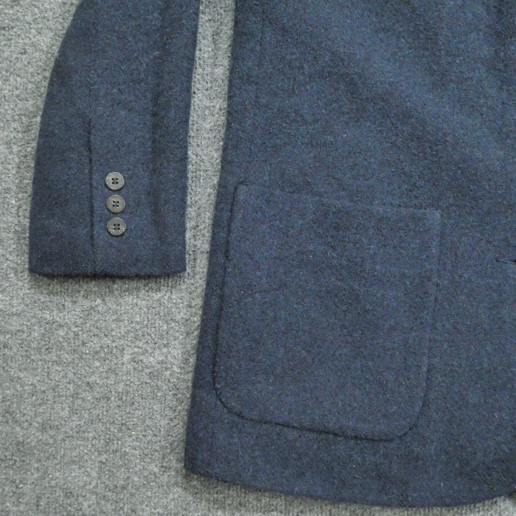 Eddie Bauer VINTAGE Eddie Bauer Jacket Womens M Blue Navy Wool Blazer 90s Career Blazer Mens? Wait. Size M / US 6-8 / IT 42-44 - 4 Thumbnail