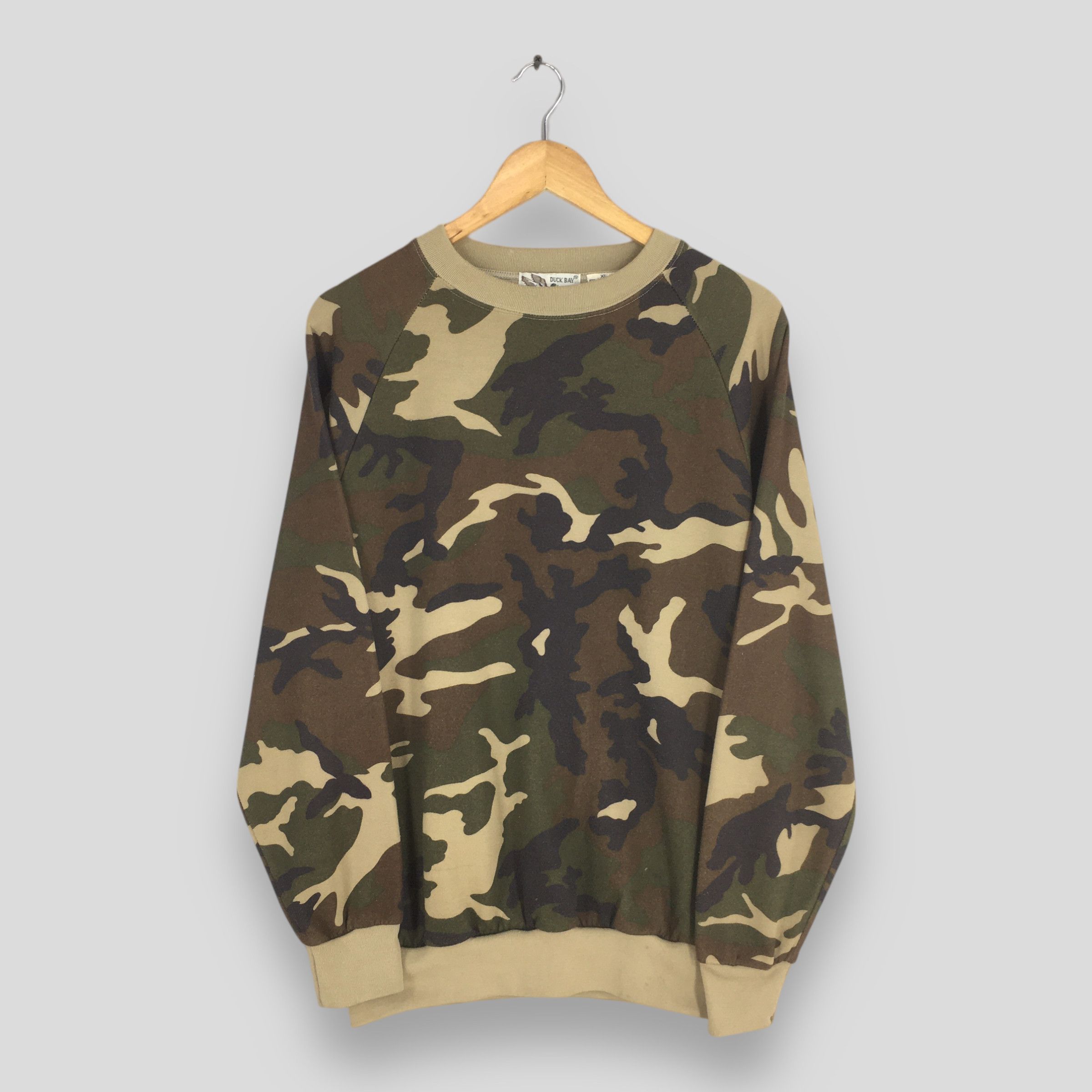 Habitat Vintage 80s Duck Bay Camouflage Sweatshirt XLarge Size US XL / EU 56 / 4 - 1 Thumbnail