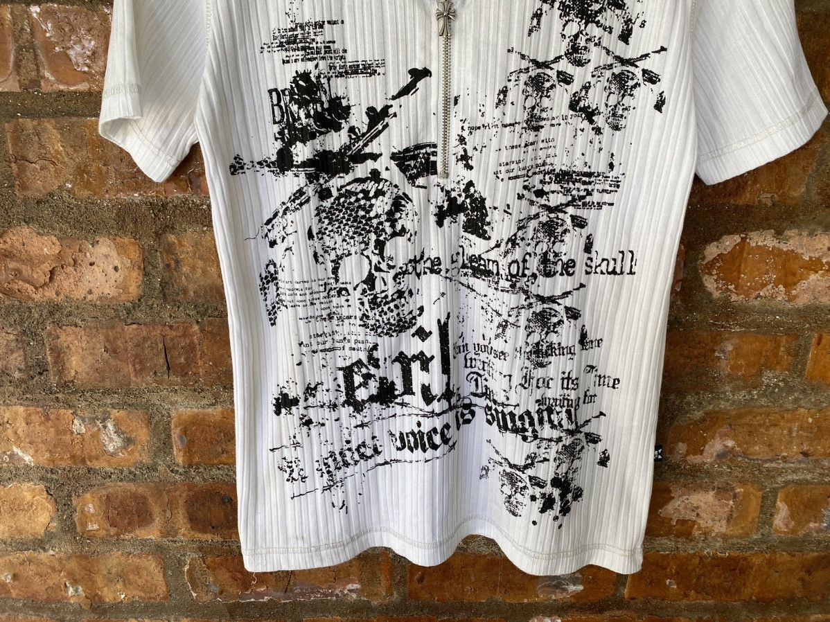 Japanese Brand 2000s Batsu Studio Zipper cross Skull and sex tee Size US S / EU 44-46 / 1 - 4 Thumbnail