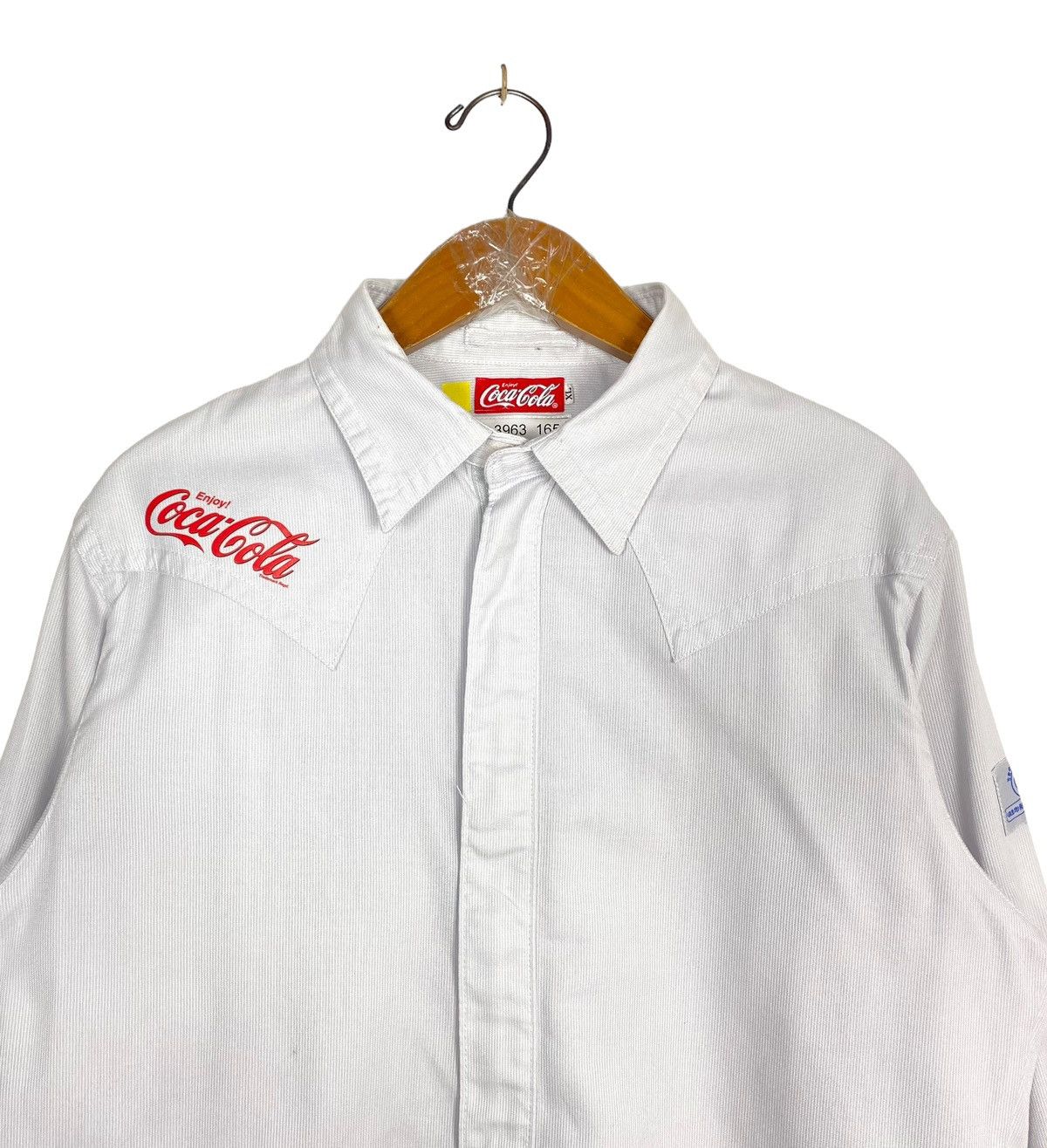 Coca Cola Rare‼️Coca Cola Staff Shirt Big Logo Size US L / EU 52-54 / 3 - 4 Thumbnail