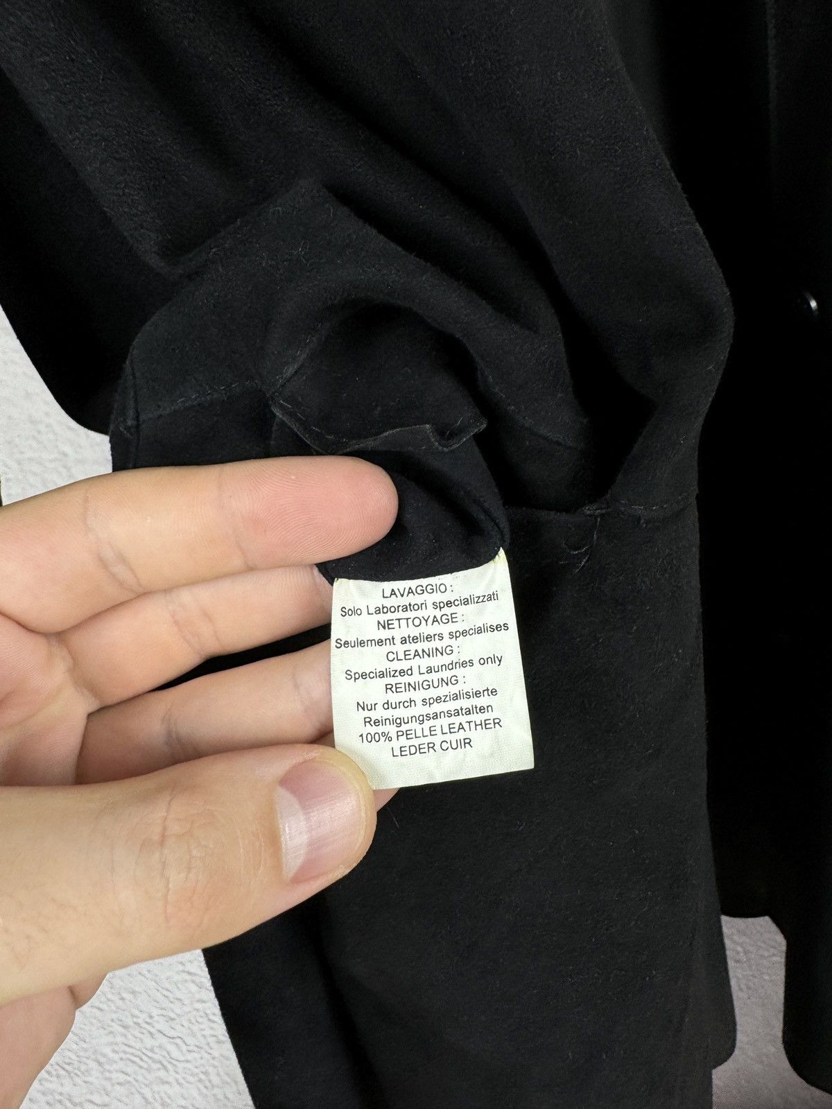 Gimo's Gimo’s black premium suede leather 2 pocket jacket Size M / US 6-8 / IT 42-44 - 15 Thumbnail