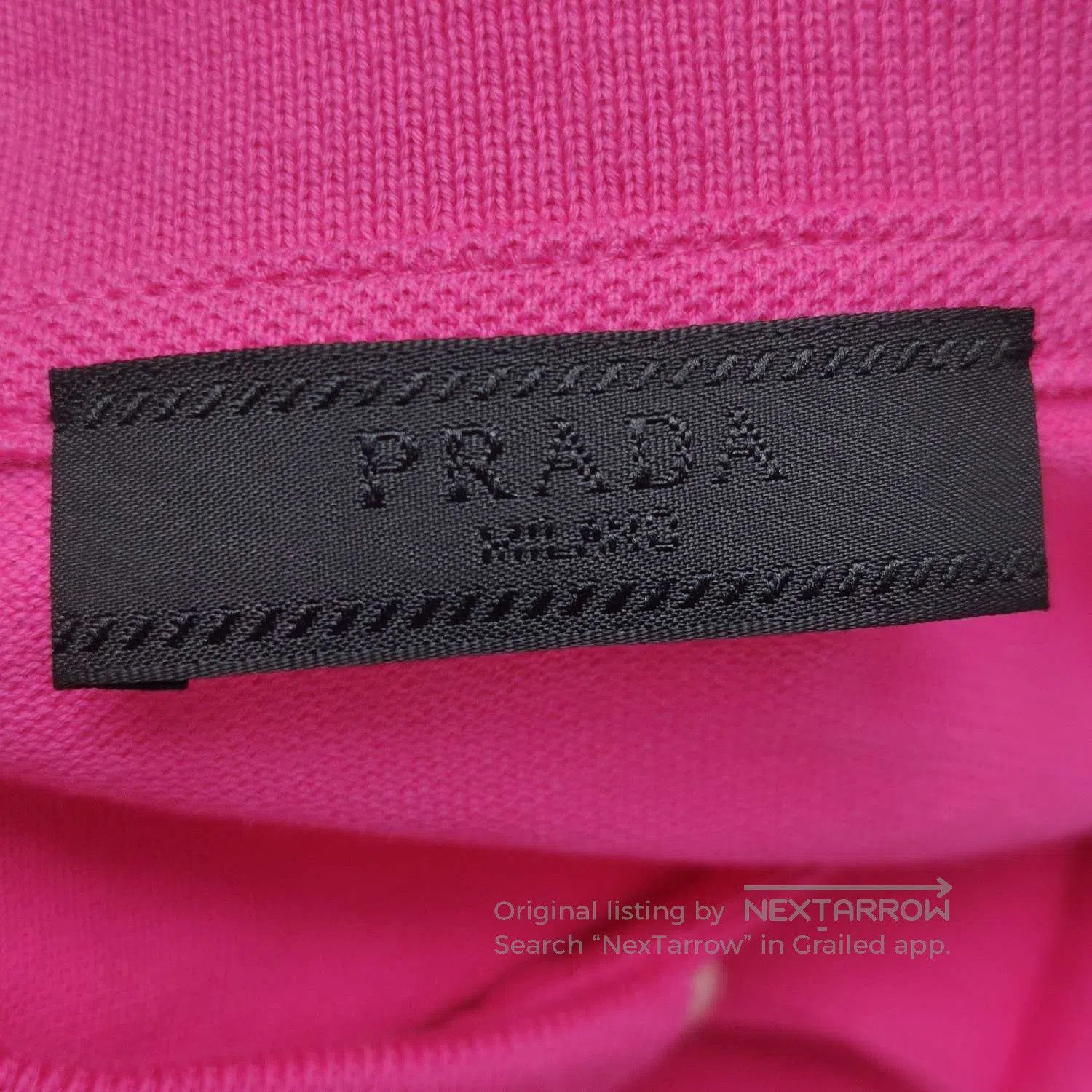 Prada Prada L Cotton Letter Logo Collar T. Size US M / EU 48-50 / 2 - 3 Thumbnail