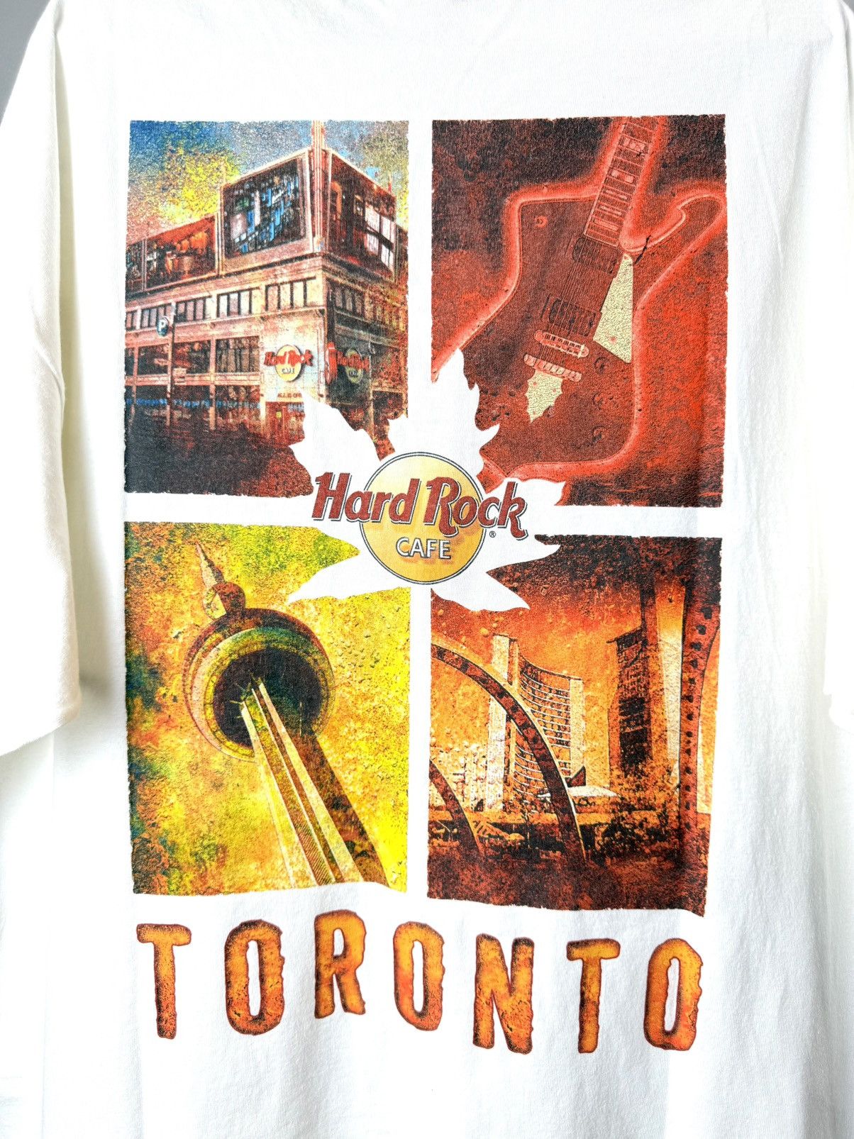 Hard Rock Cafe Vintage 1990’s Hard Rock Cafe Toronto T Shirt Size US XL / EU 56 / 4 - 7 Thumbnail