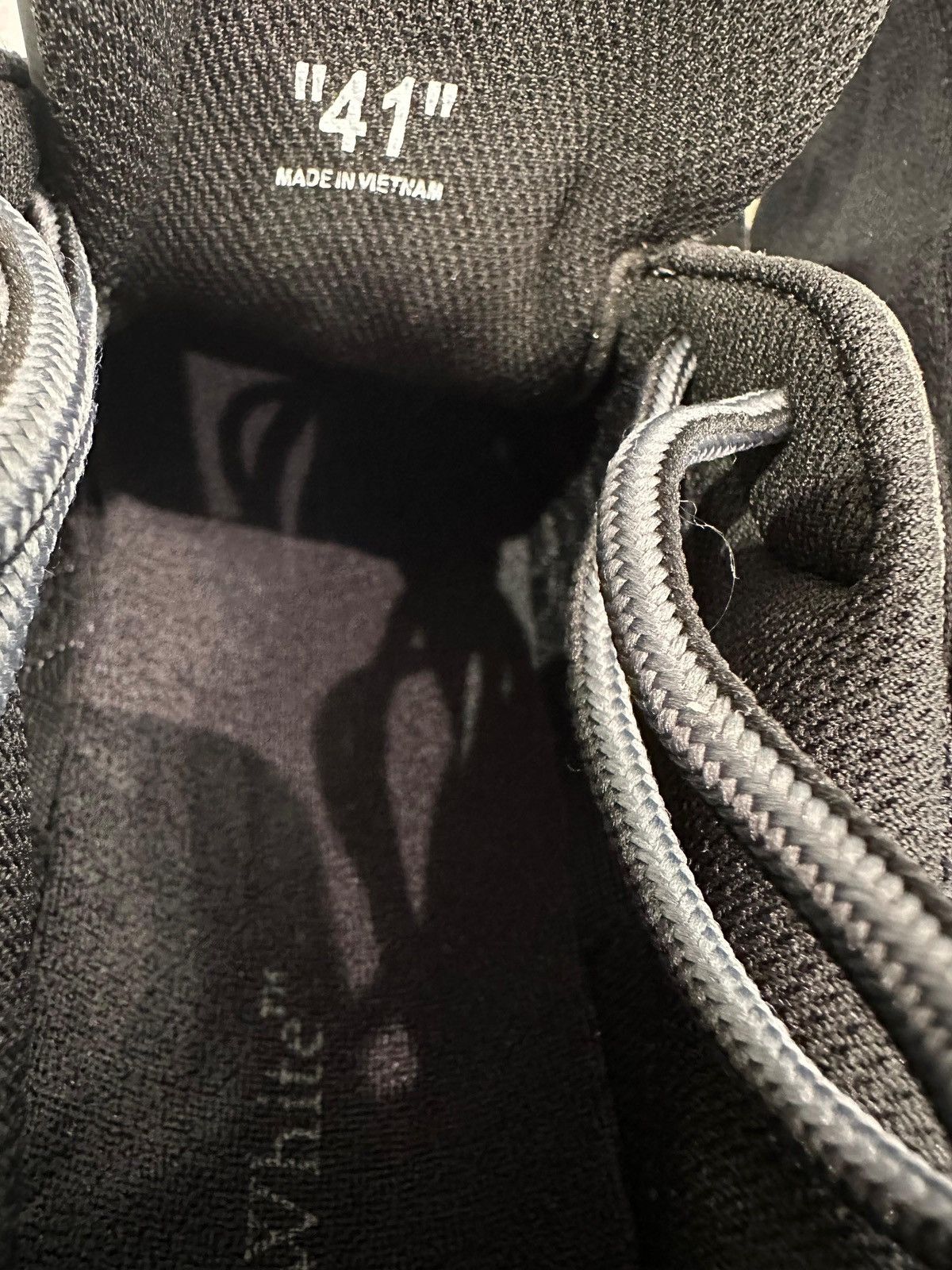 Off-White Be Right Back Sneakers Back Black Size US 8 / EU 41 - 6 Thumbnail
