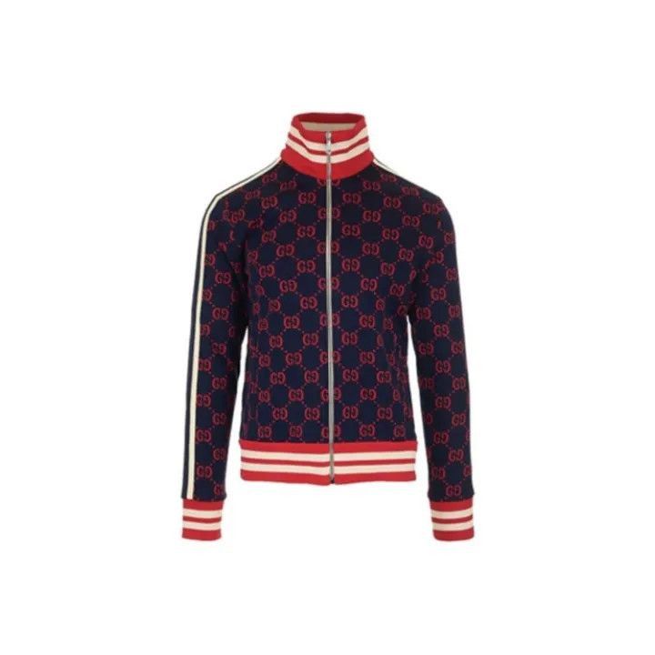 Gucci Gucci Gucci Classic GG Zip-up Jacket for Men -2506 Size US S / EU 44-46 / 1 - 1 Thumbnail