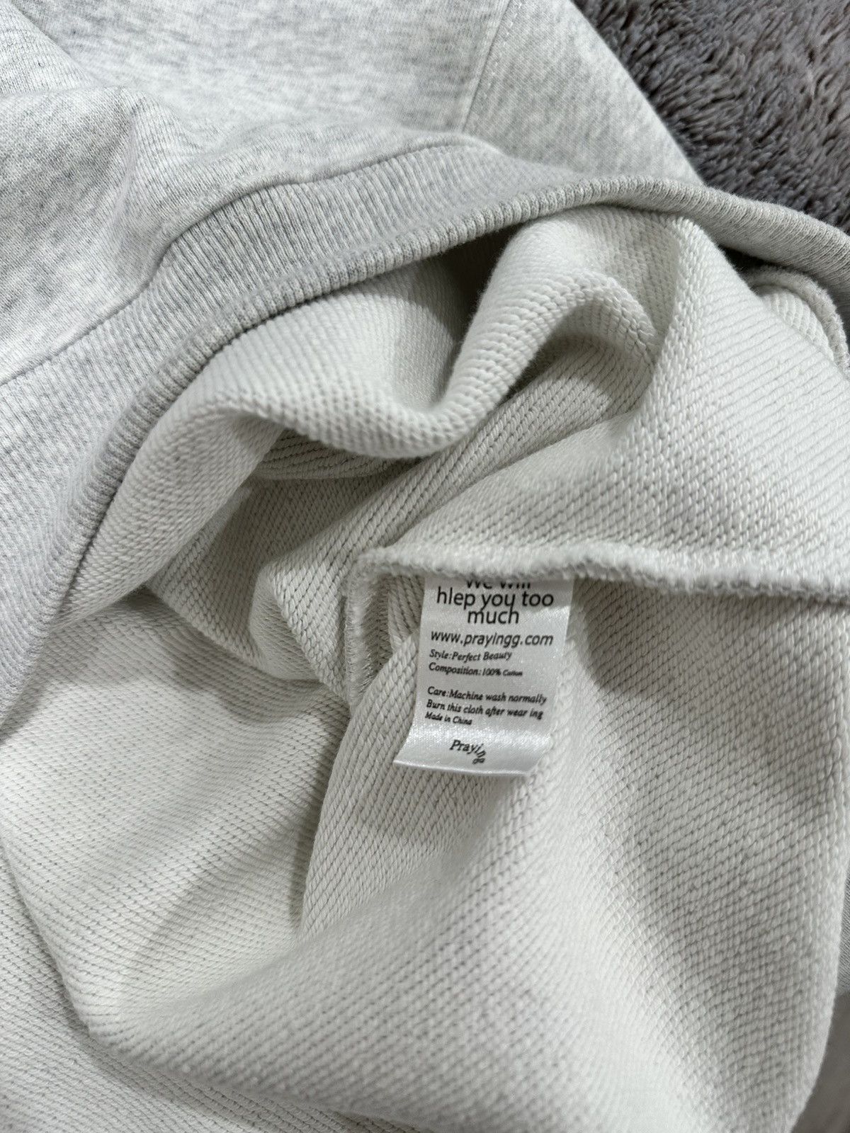 Praying Praying Never Alone Heavy Sweater SOLD Size US XXL / EU 58 / 5 - 5 Thumbnail