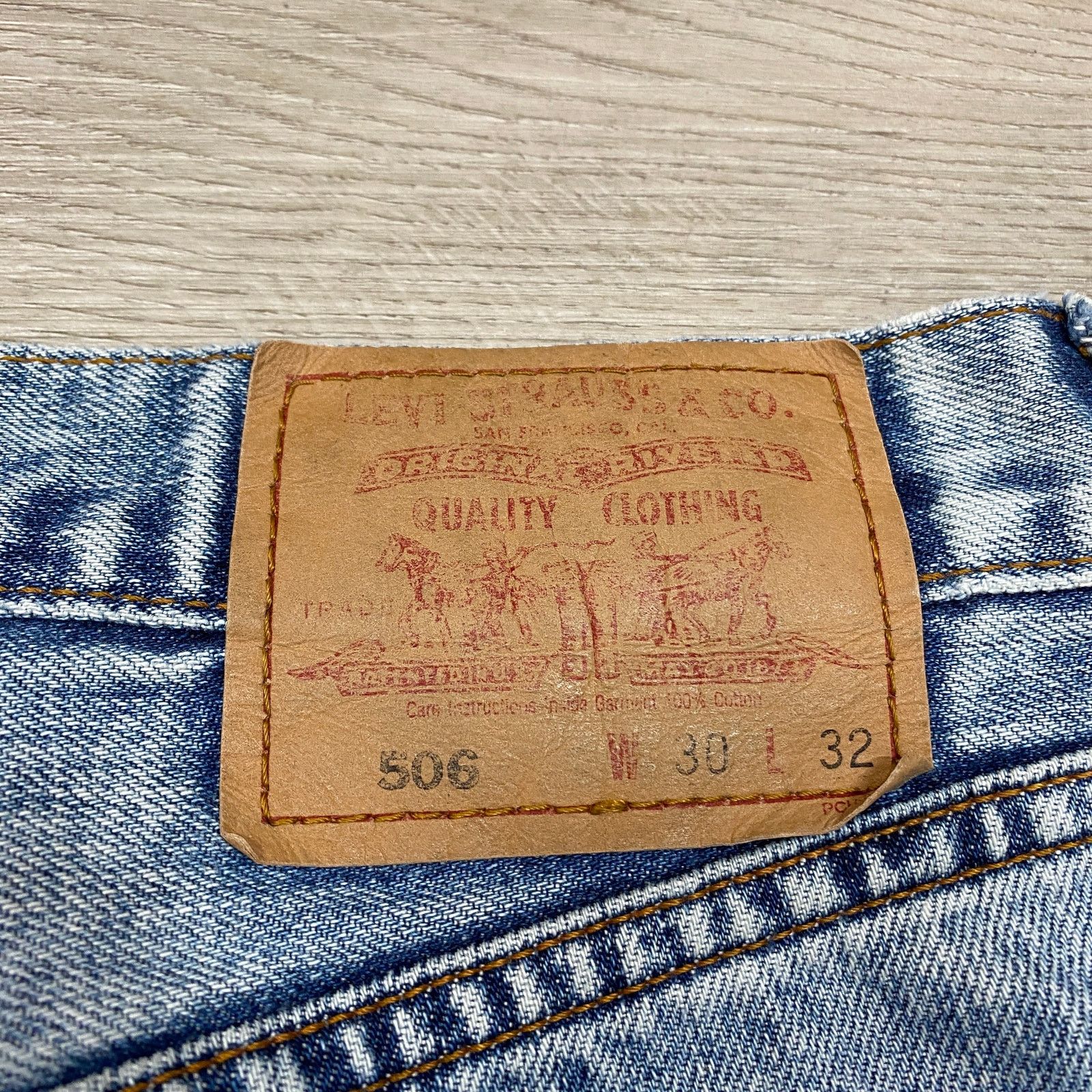 Levi's × Vintage VTG Levi's 506 Comfort Straight Fit Jeans 30x32 Philippines Size US 30 / EU 46 - 3 Thumbnail