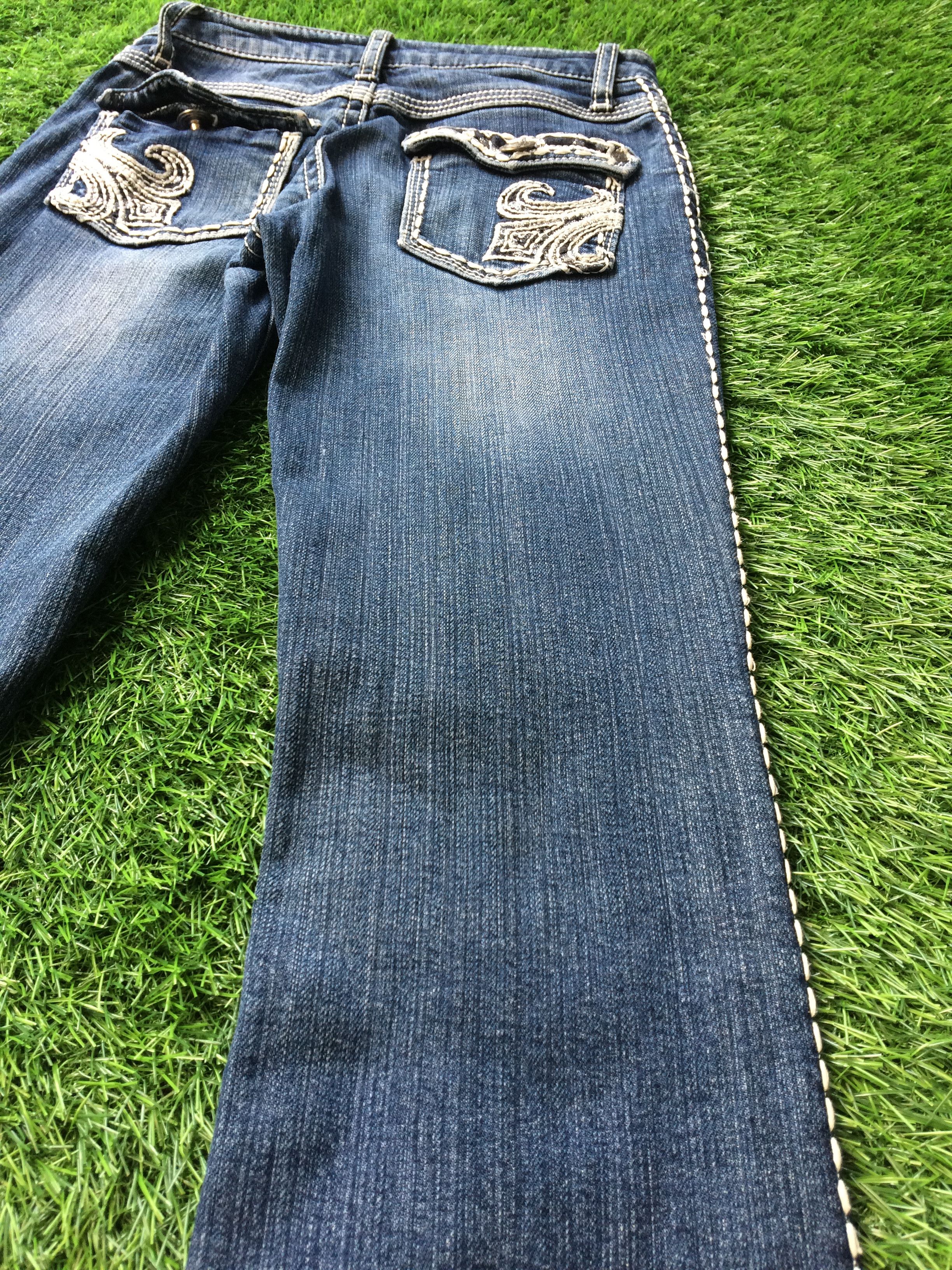 Japanese Brand Low Rise Bootcut Jeans D-793 Size 24" / US 00 / IT 34 - 8 Thumbnail