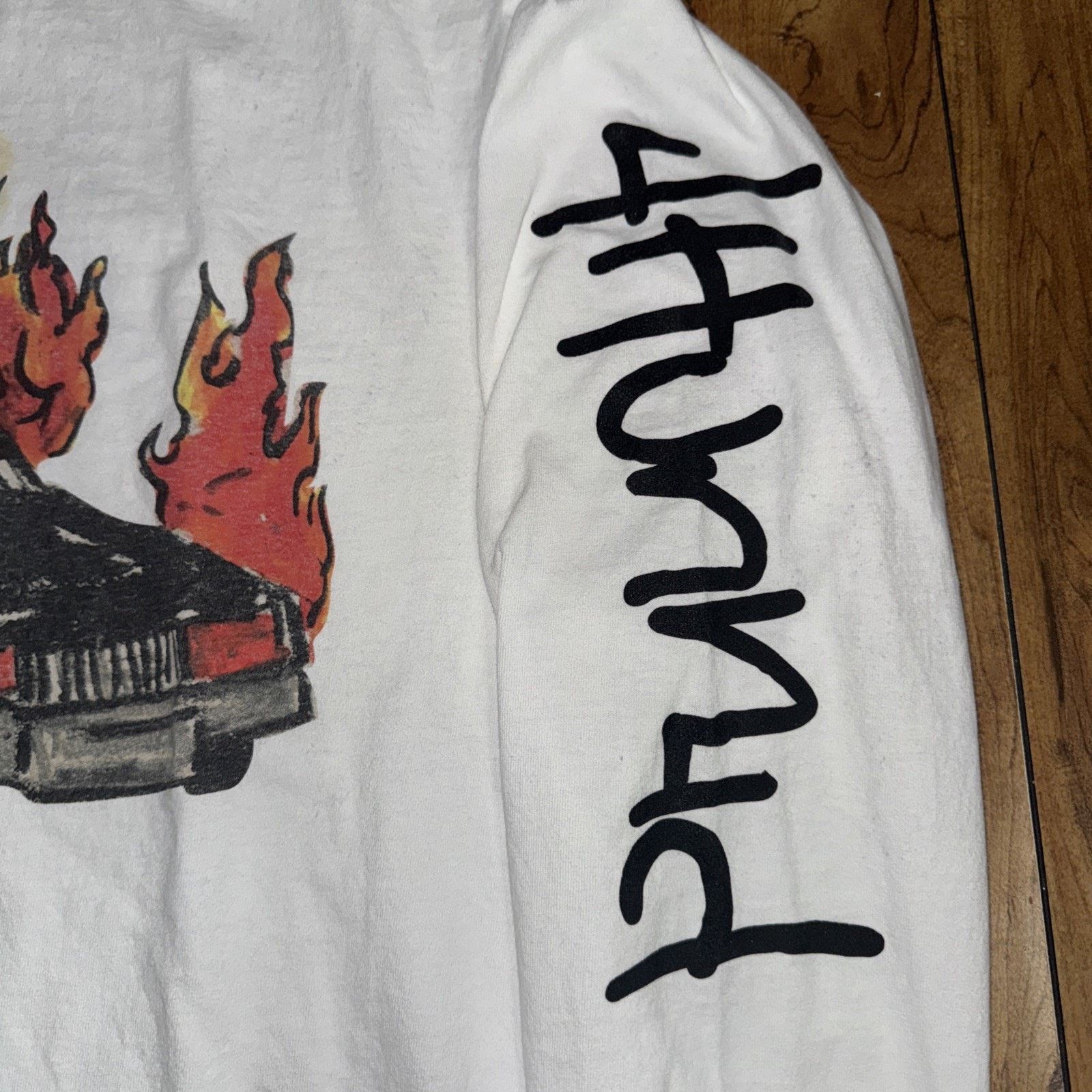 4HUNNID × Rap Tees YG 4 Hunnid Long Sleeve F 12 T-Shirt White Med 22x27 Size US M / EU 48-50 / 2 - 4 Thumbnail