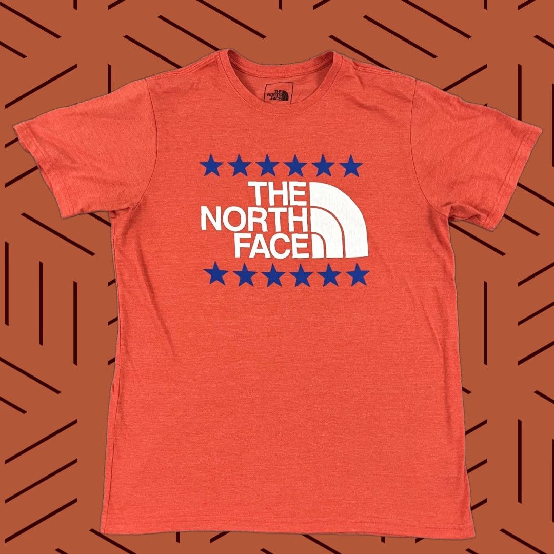 The North Face The North Face Shirt Mens L Orange Graphic Tee Hiking Climbing Polycotton Size US L / EU 52-54 / 3 - 1 Thumbnail
