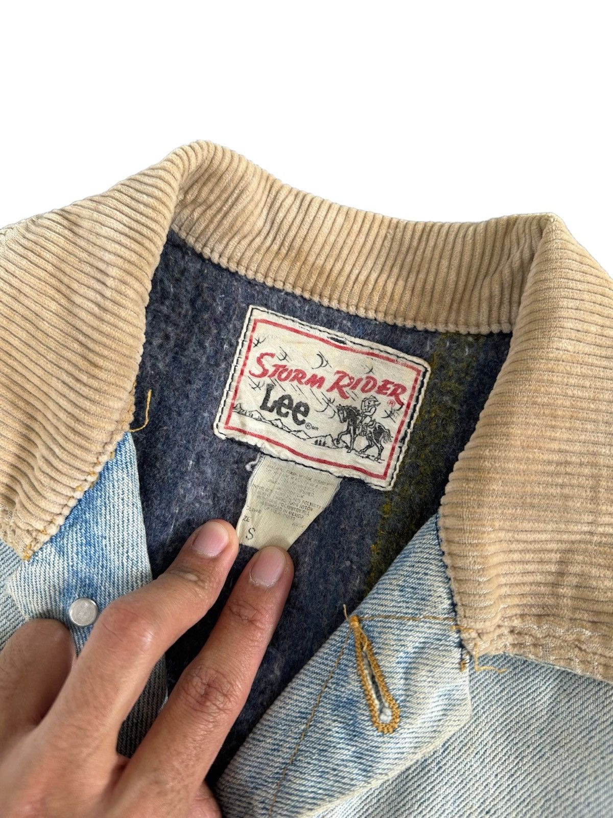 Lee × Vintage Vintage Lee Storm Rider Denim Jacket Size US S / EU 44-46 / 1 - 4 Thumbnail