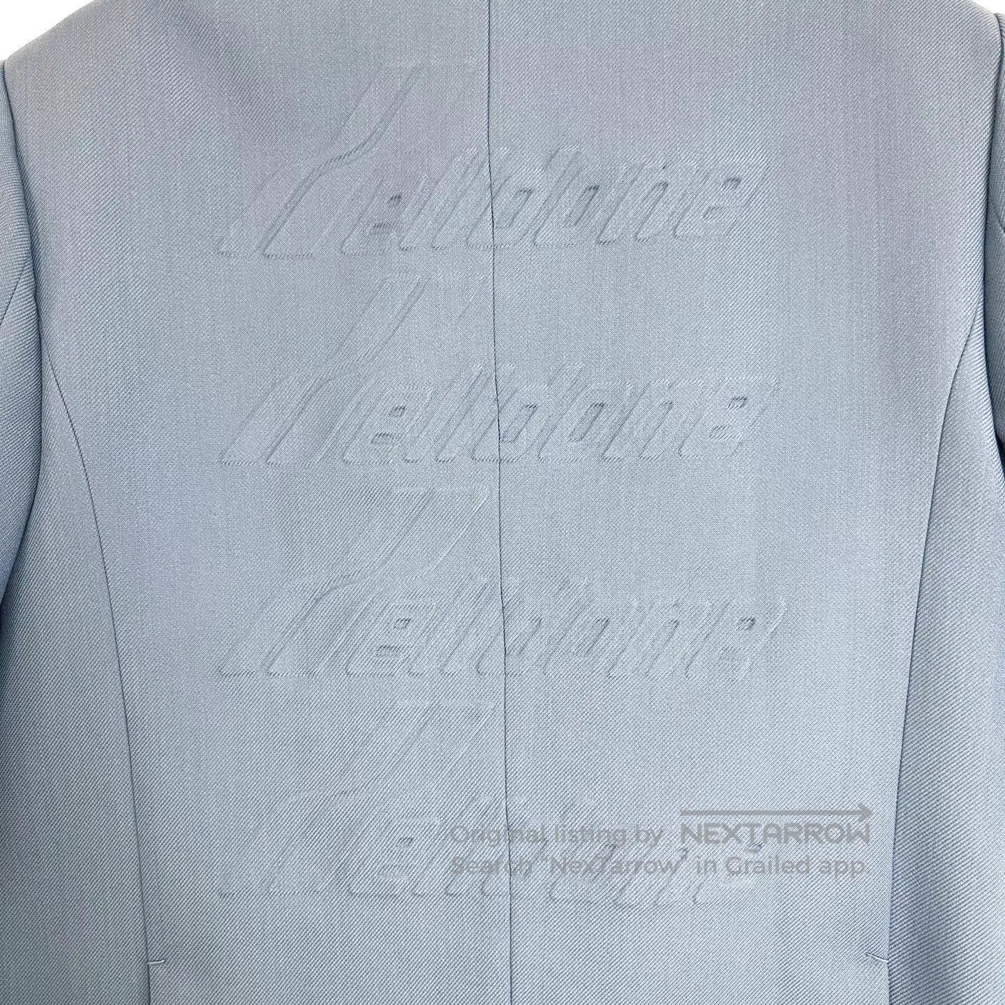 WE11DONE Blue Structured Blazer - XS. Size US XS / EU 42 / 0 - 7 Thumbnail
