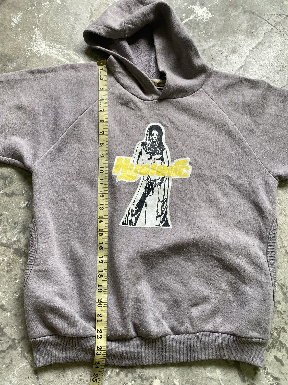 Vintage Hysteric Glamour Pocket Sexy Girl Pullover Hoodie