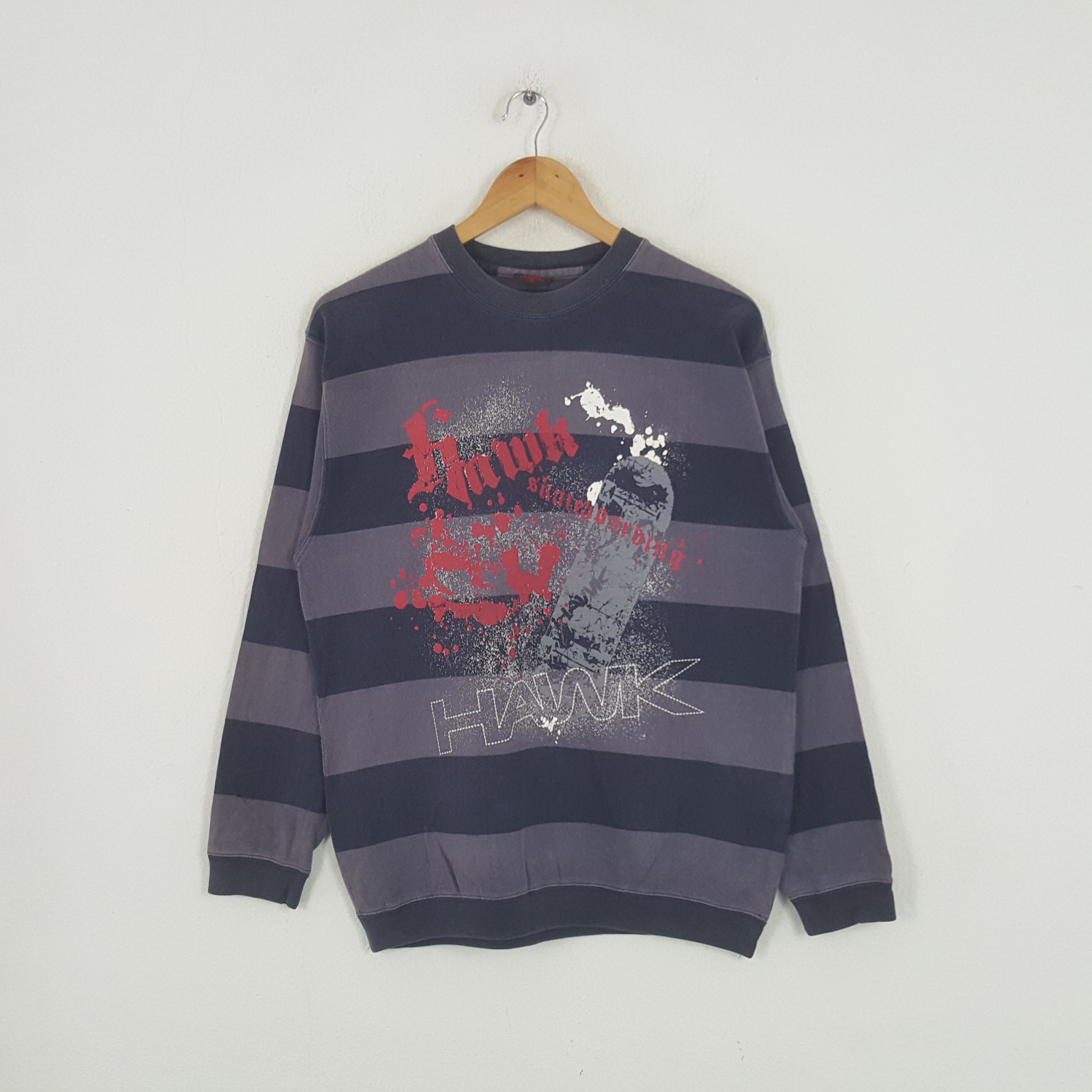Tony Hawk × Vintage Vintage Tony Hawk Skateboard Style Sweatshirt C279N17 Size US S / EU 44-46 / 1 - 1 Thumbnail