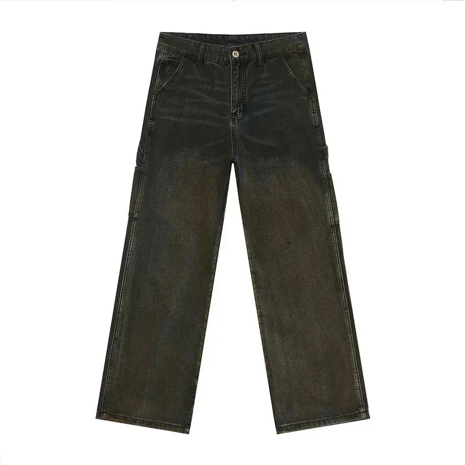 Japanese Brand Retro loose straight leg casual jeans Size US 32 / EU 48 - 6 Thumbnail